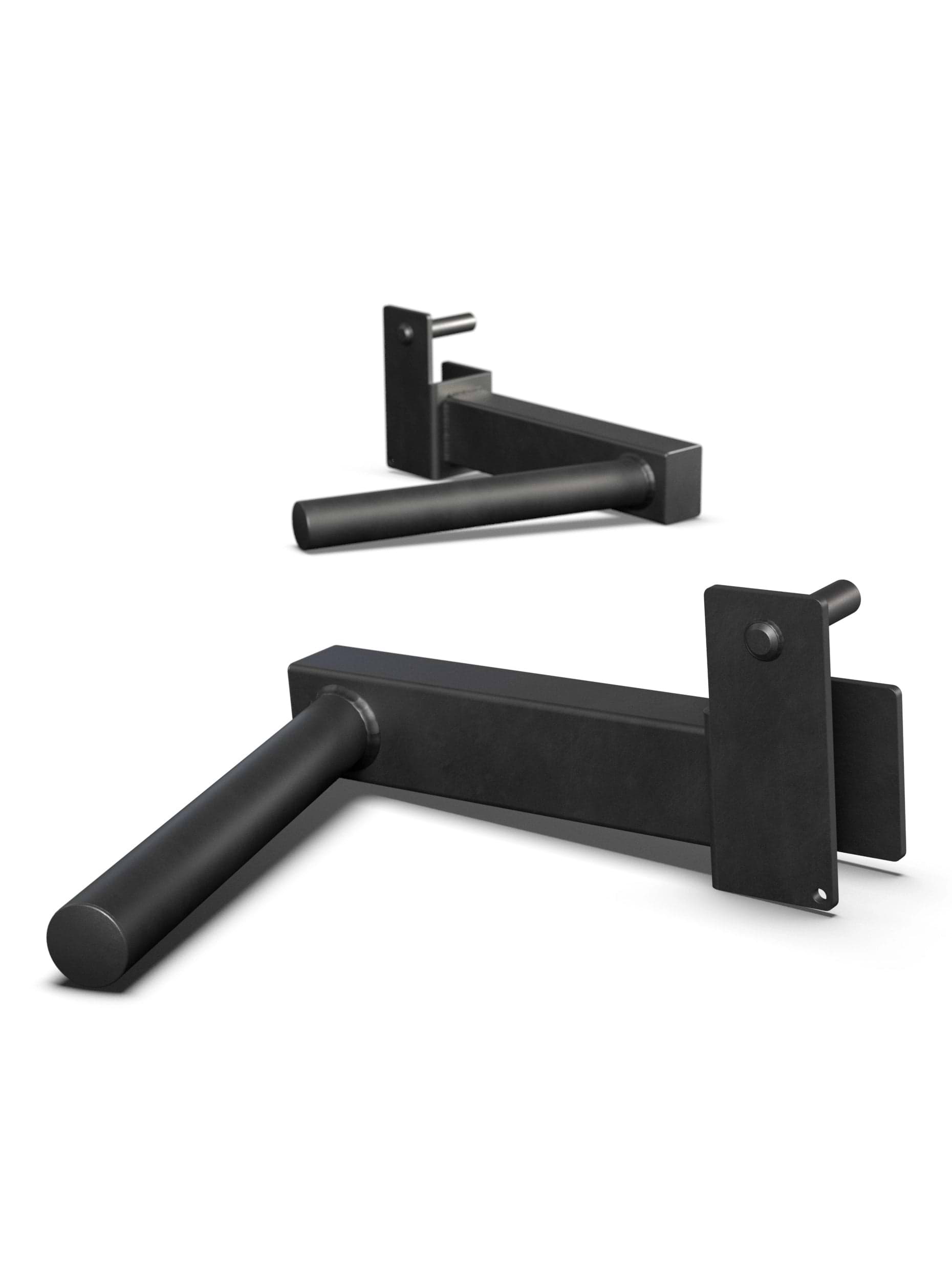 ATLETICA R7 Dip Station – robuste schwarze Dip-Griffe für R7 Power Racks, stabile Stahlkonstruktion