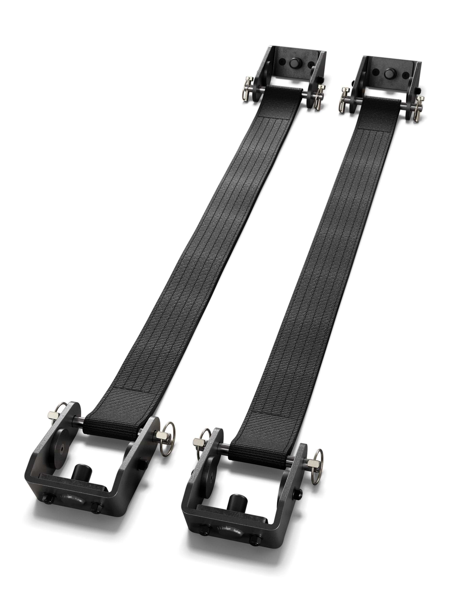 ATLETICA R7 Safety Straps – zwei schwarze Nylon-Sicherheitsablagen für Power Rack