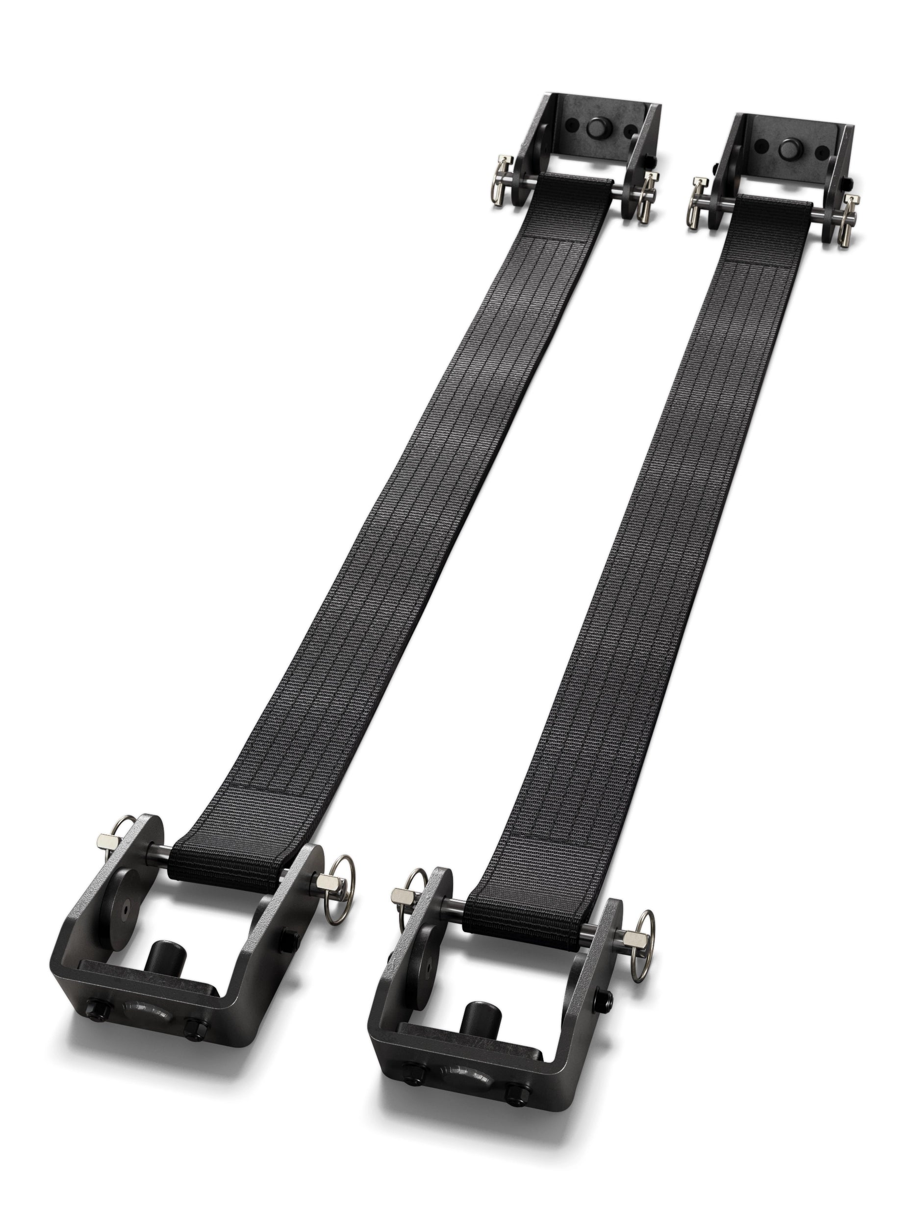ATLETICA R7 Safety Straps – zwei schwarze Nylon-Sicherheitsablagen für Power Rack