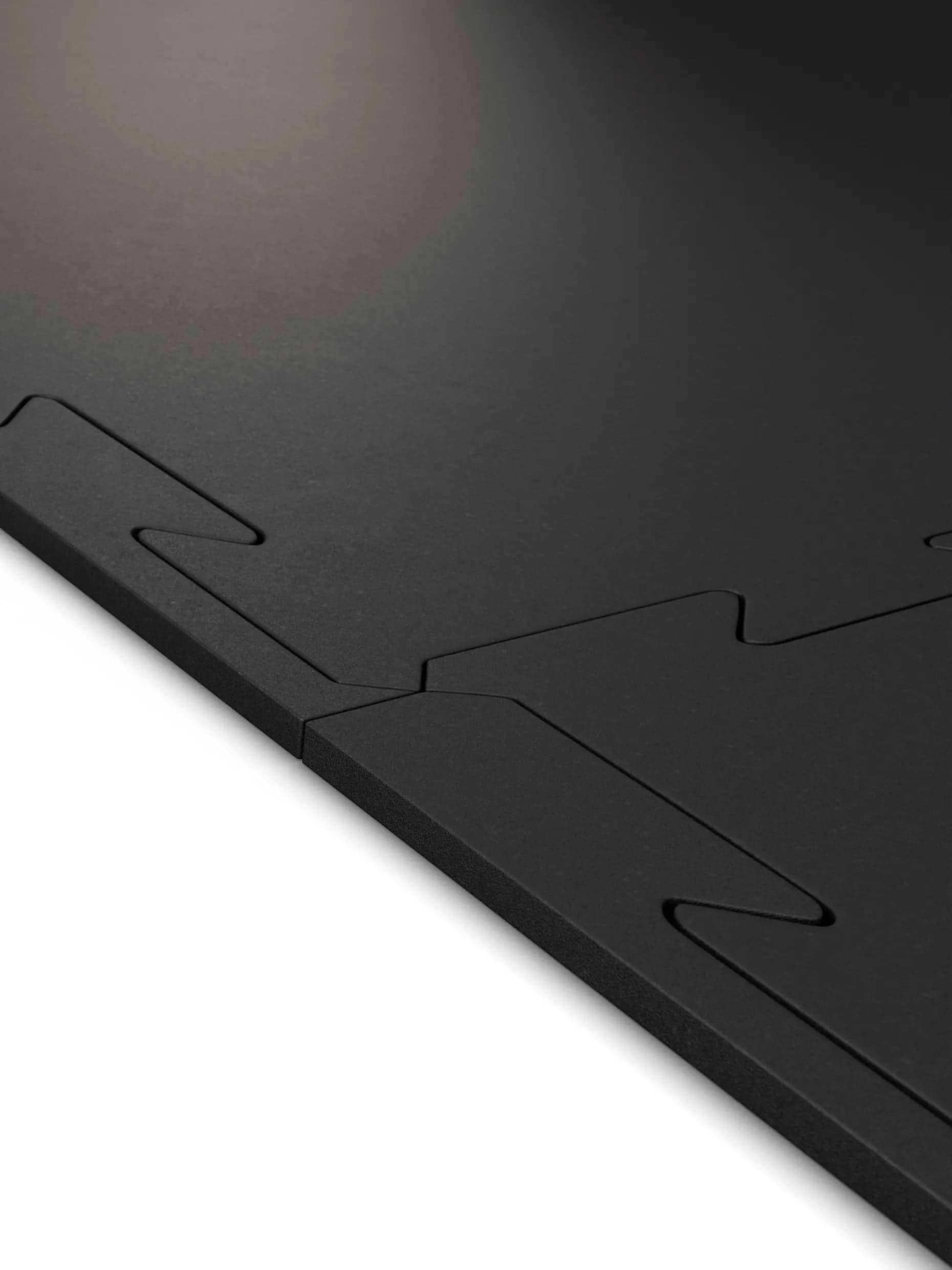 Bodenschutz | FlexProtect Bodenschutz 8 mm 100x100cm, hochwertiges Kautschuk | Puzzle Verbindung | Feingranulat Oberfläche | Geruchsarm | TÜV