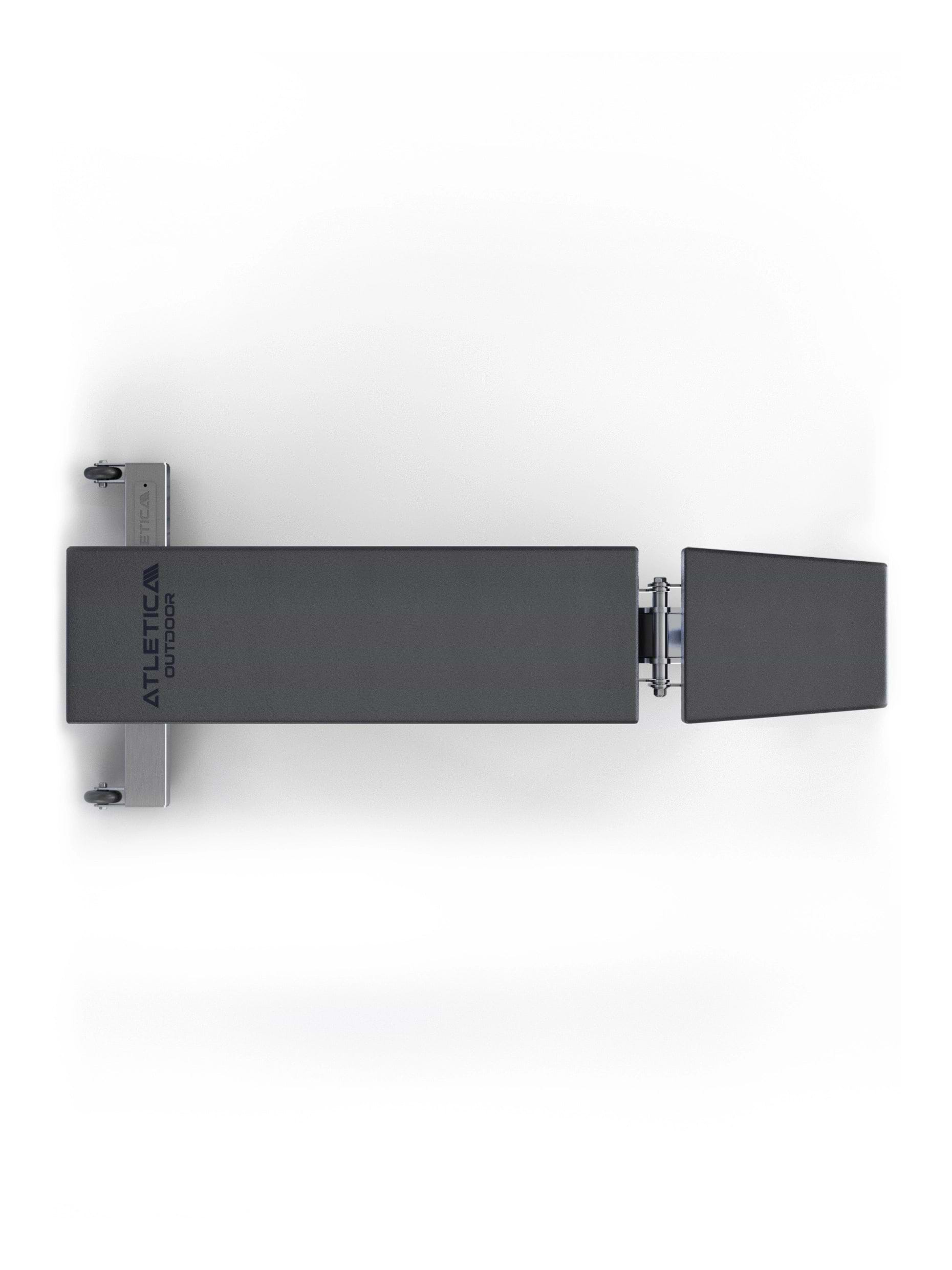 Edelstahl Hantelbank mit PU Pad | Schrägbank speziell für das Training im Außenbereich | Lebenslange Garantie auf Stahl | Korrosionsresistent