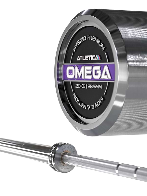 Omega Hantelstange Langhantel hardchrome 1