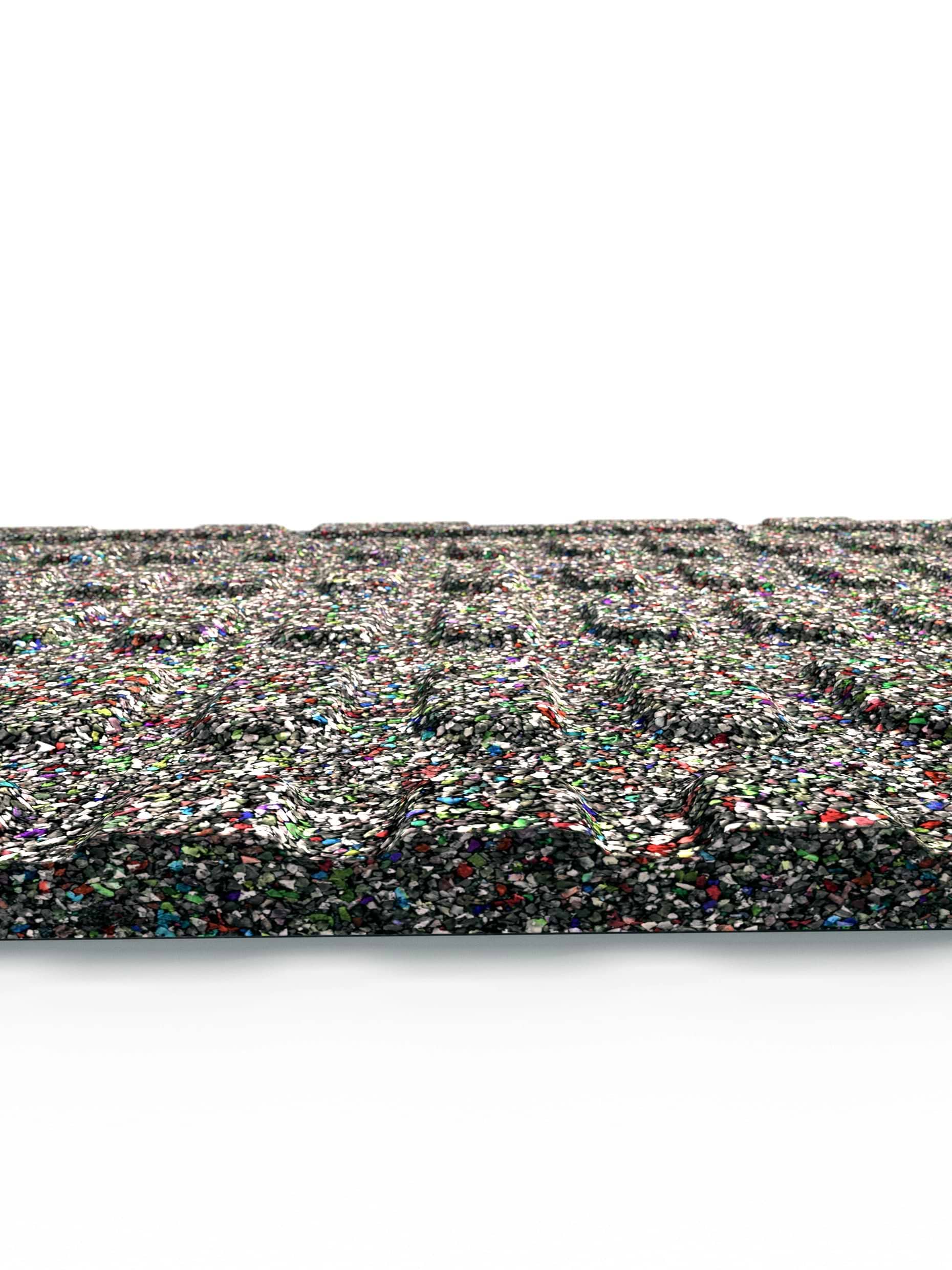 MaxProtect 8m² Bodenschutzmatten Set – Unterseite Nahaufnahme der Wabenstruktur