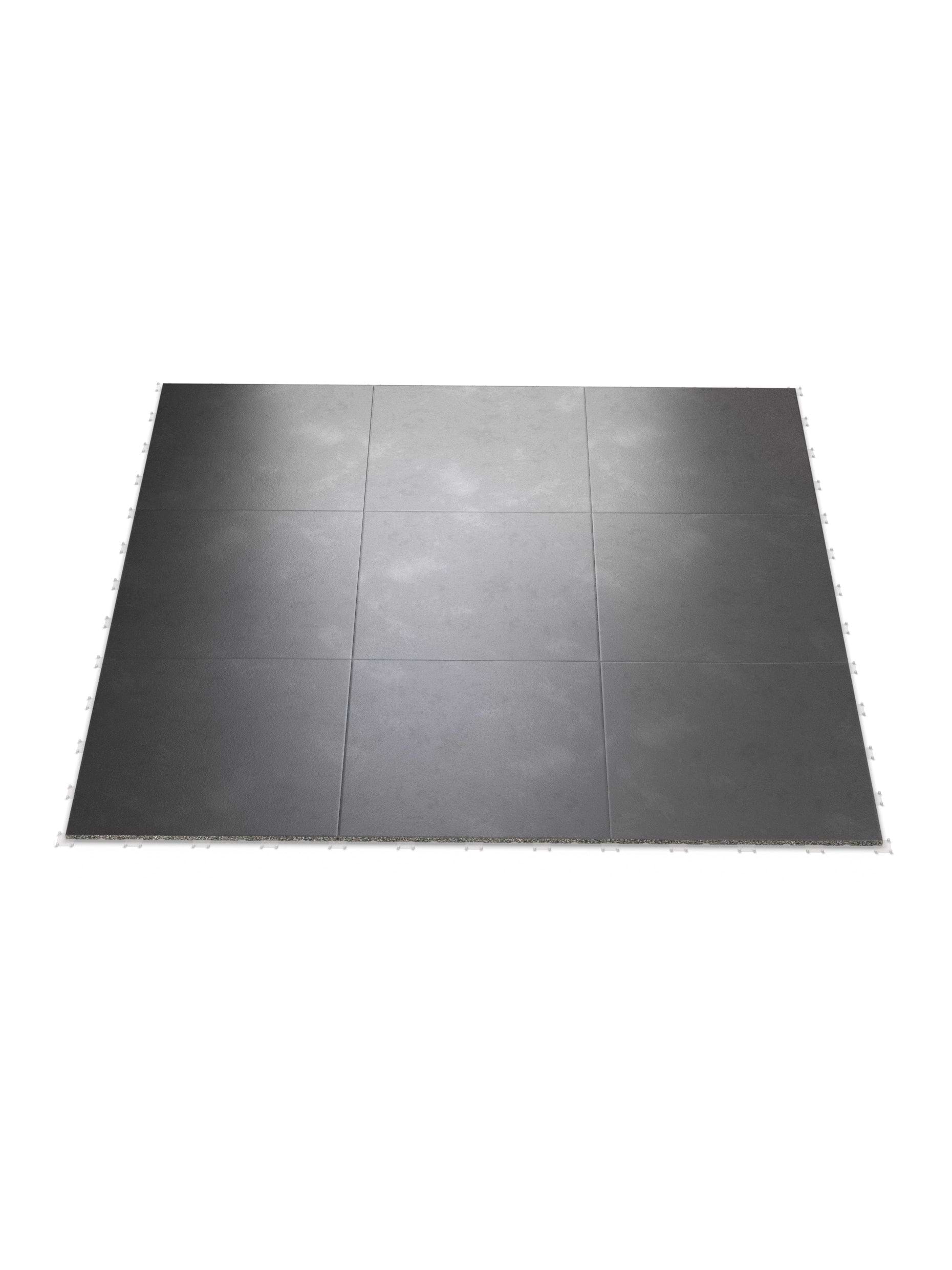 Feingranulat Oberfläche | Steck-Verbundsystem | Zwei Schutzlagen sowie Air-Cushion Dämpfung | 25mm Stärke | 100x100cm