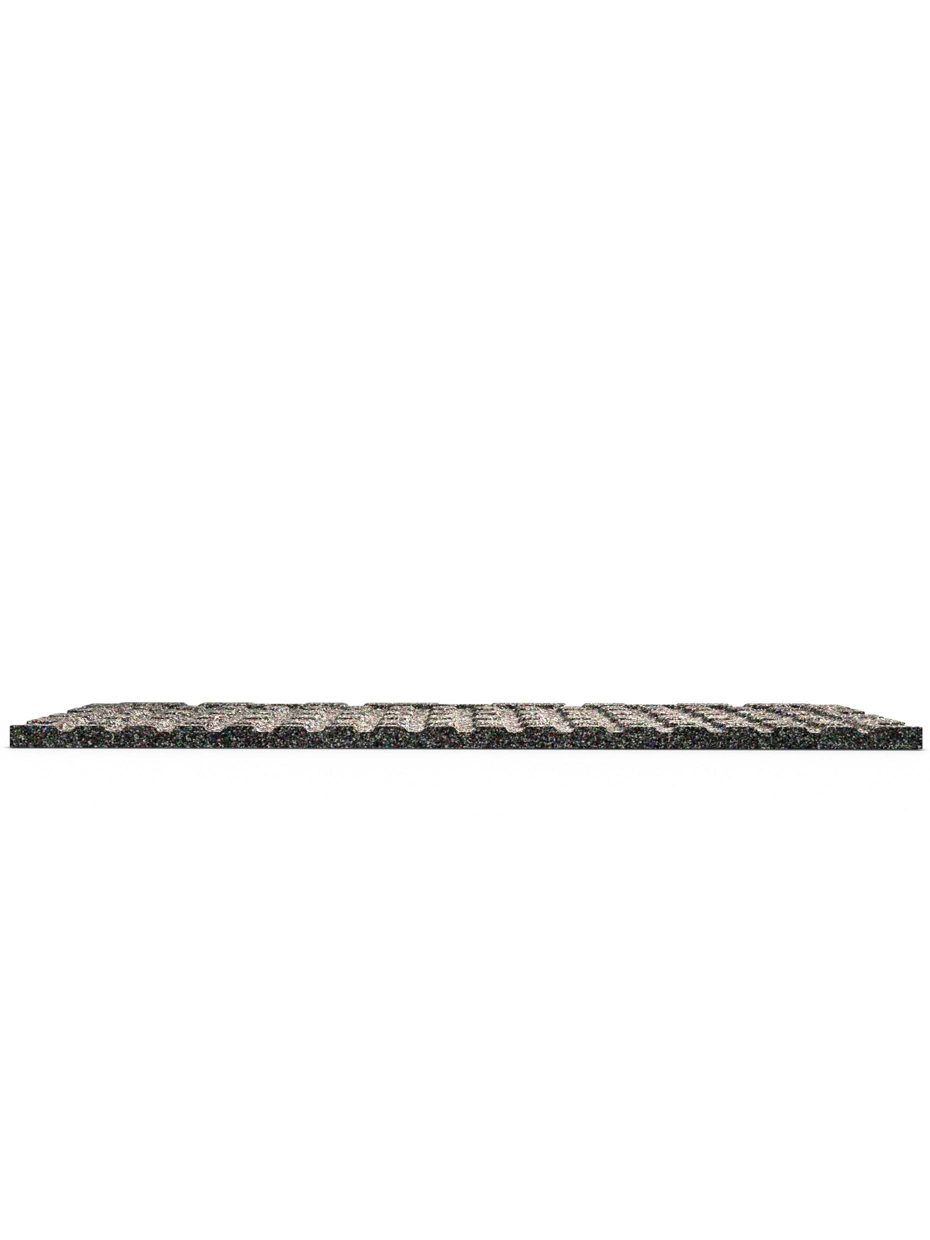 Feingranulat Oberfläche | Steck-Verbundsystem | Zwei Schutzlagen sowie Air-Cushion Dämpfung | 25mm Stärke | 100x100cm