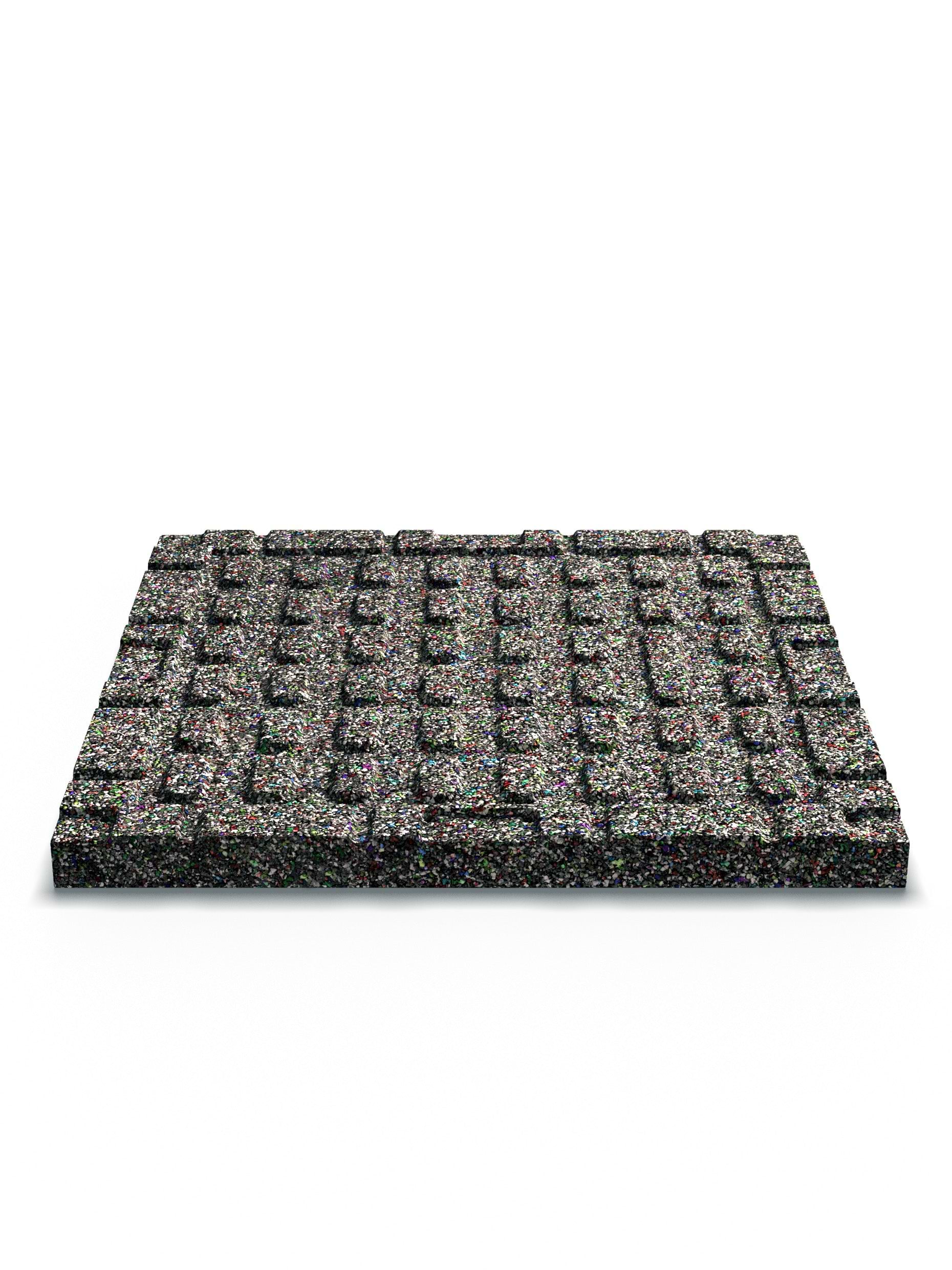 Feingranulat Oberfläche | Steck-Verbundsystem | Zwei Schutzlagen sowie Air-Cushion Dämpfung | 35mm Stärke | 50x50cm