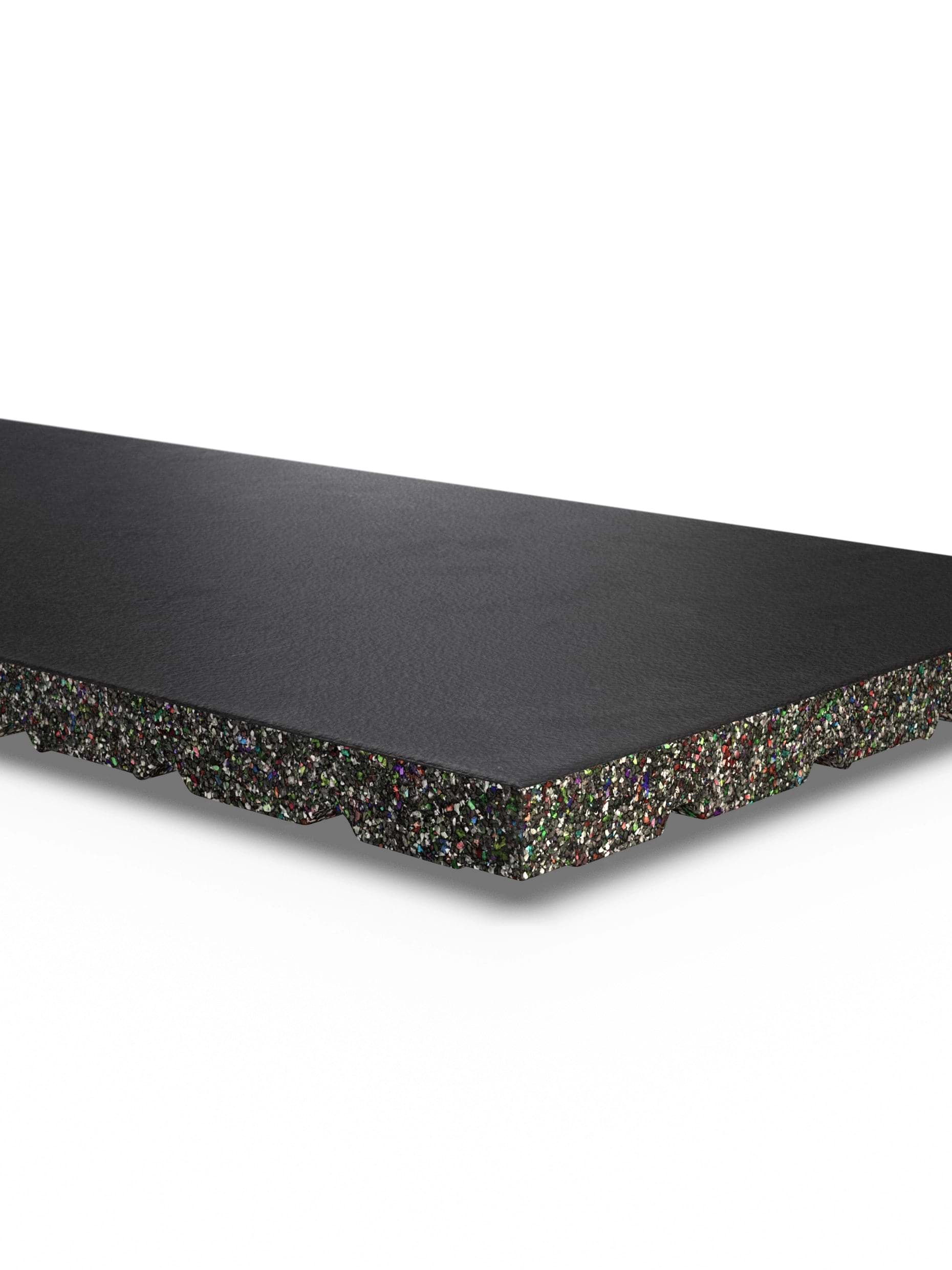 Feingranulat Oberfläche | Faserverstärkter Gummi | Steck-Verbundsystem | Zwei Schutzlagen sowie Air-Cushion Dämpfung | 40mm Stärke | 100x50cm