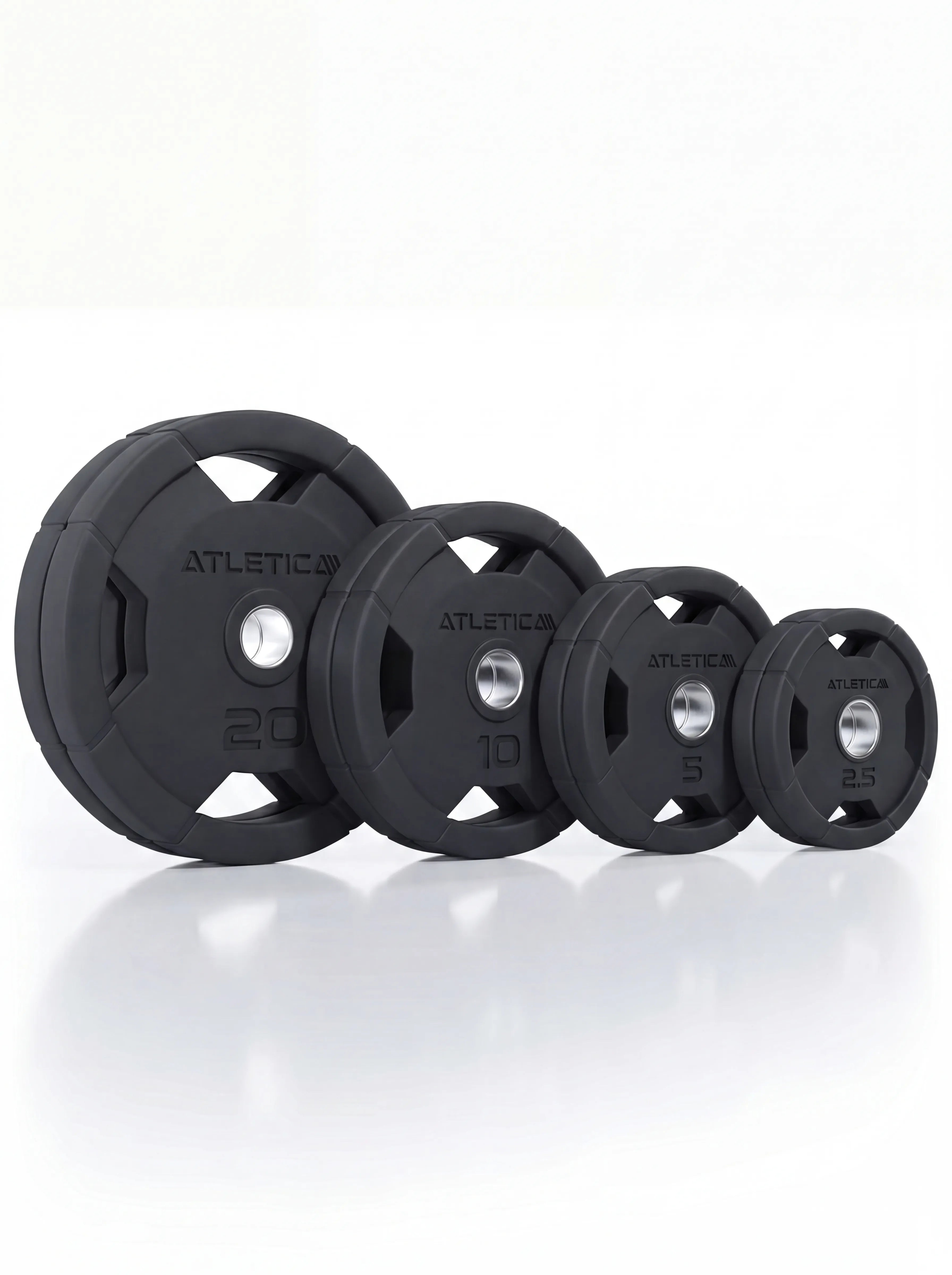 Talerze Gripper 4H | Zestaw 75 kg | Gumowe talerze obciążeniowe
