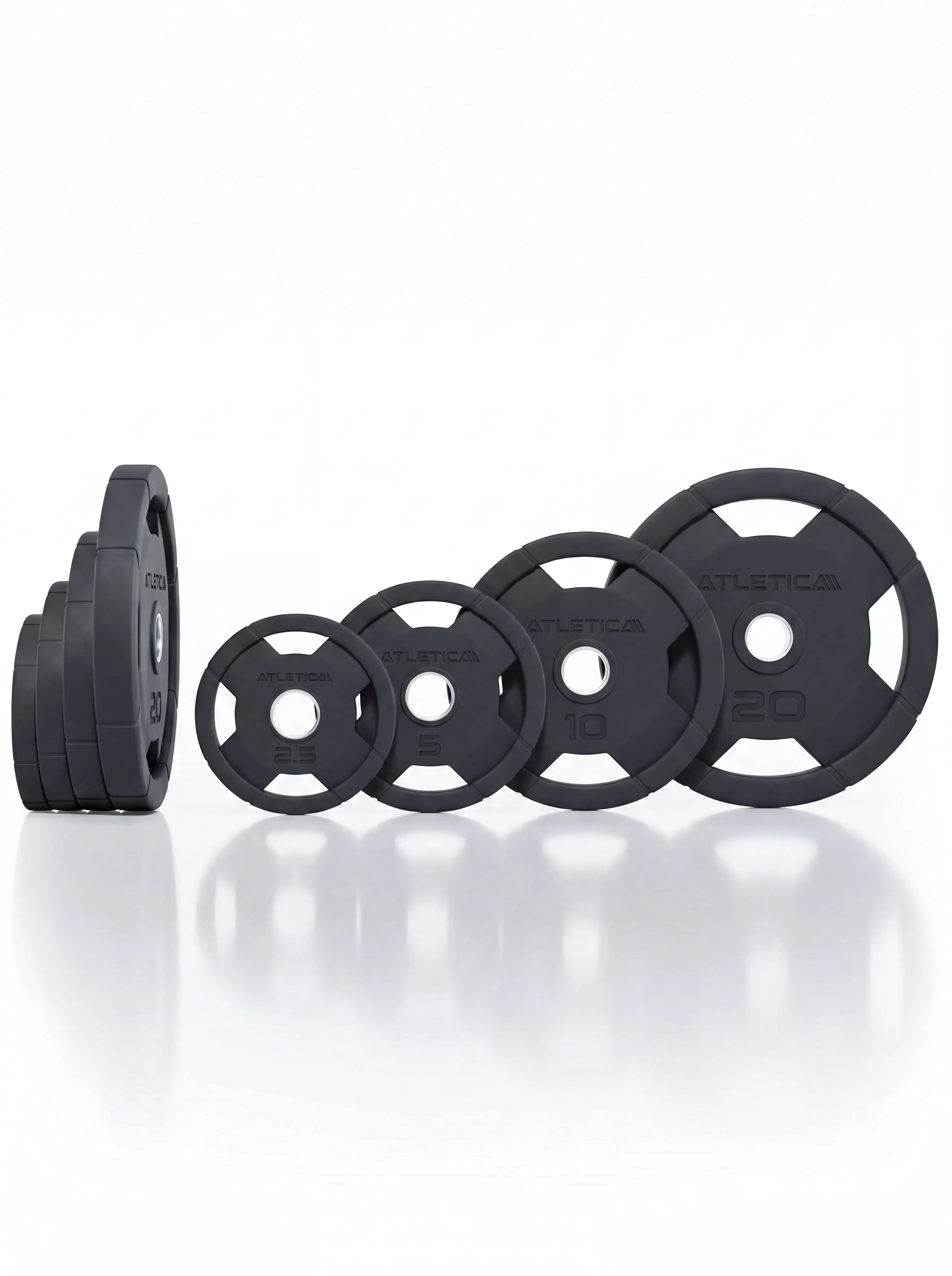 Talerze Gripper 4H | Zestaw 75 kg | Gumowe talerze obciążeniowe