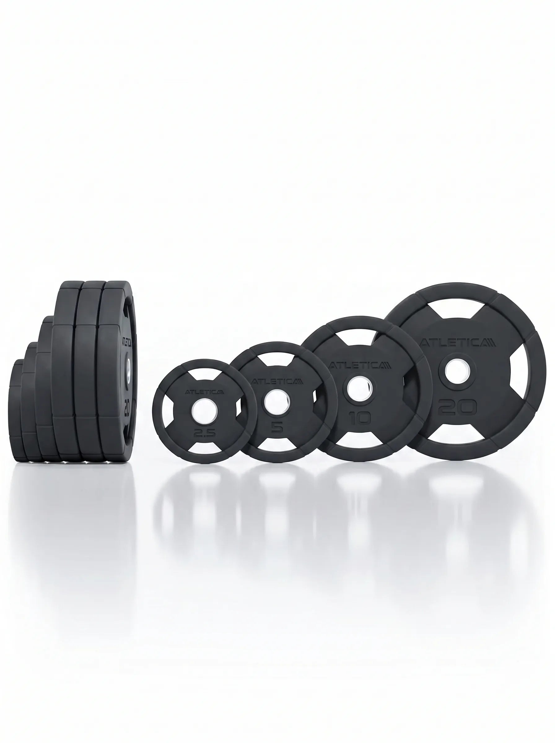 Talerze Gripper 4H | Zestaw 115 kg | Gumowe talerze obciążeniowe