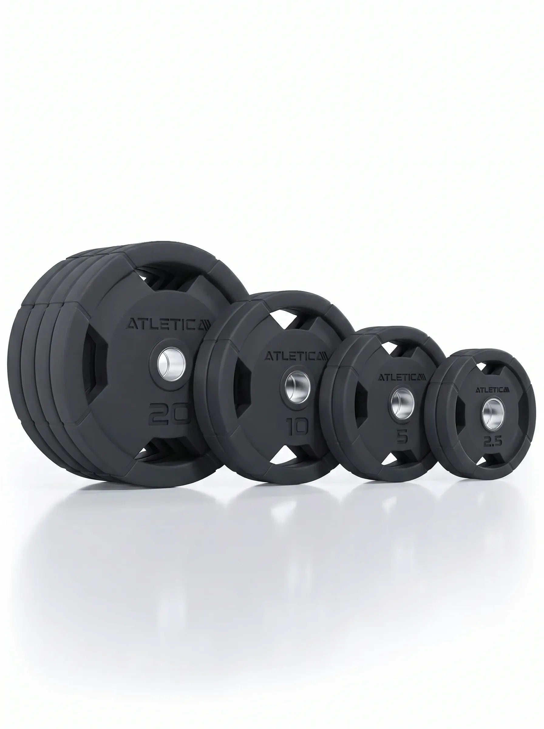 Talerze Gripper 4H | Zestaw 115 kg | Gumowe talerze obciążeniowe
