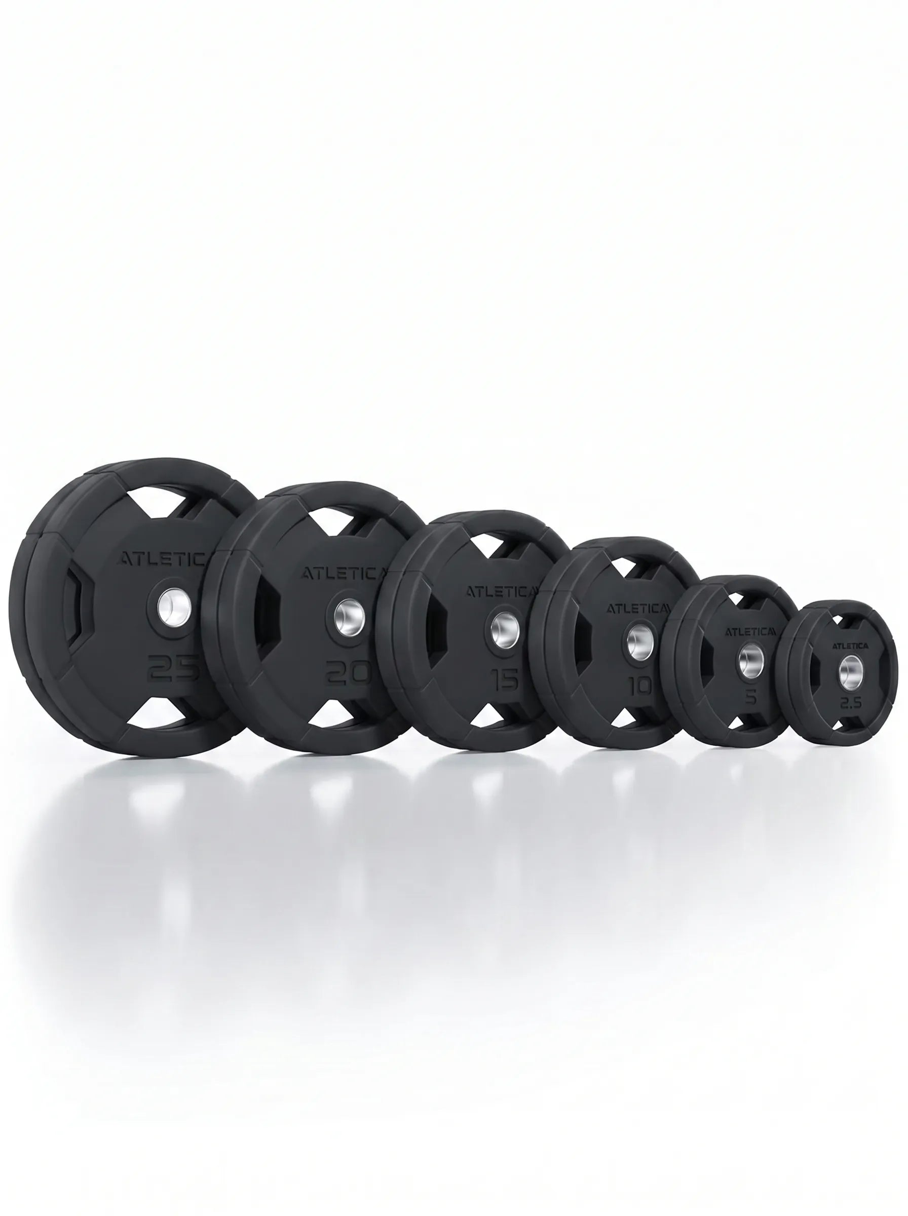 Talerze Gripper 4H | Zestaw 155 kg | Gumowe talerze obciążeniowe