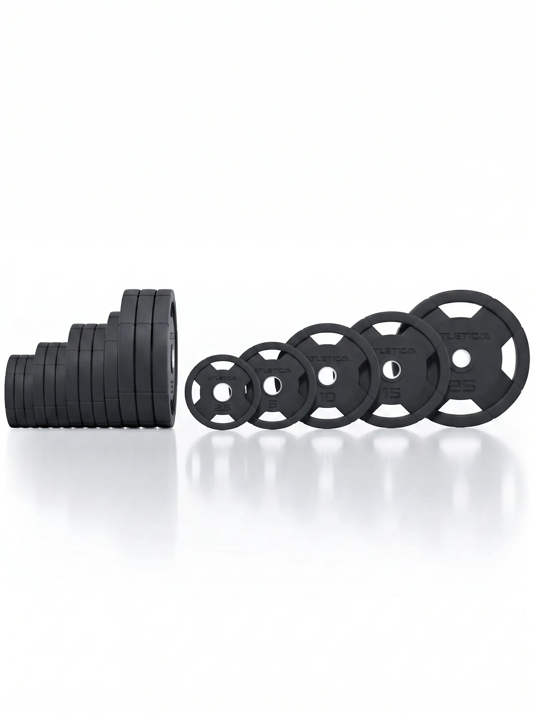 Talerze Gripper 4H | Zestaw 200 kg | Gumowe talerze obciążeniowe