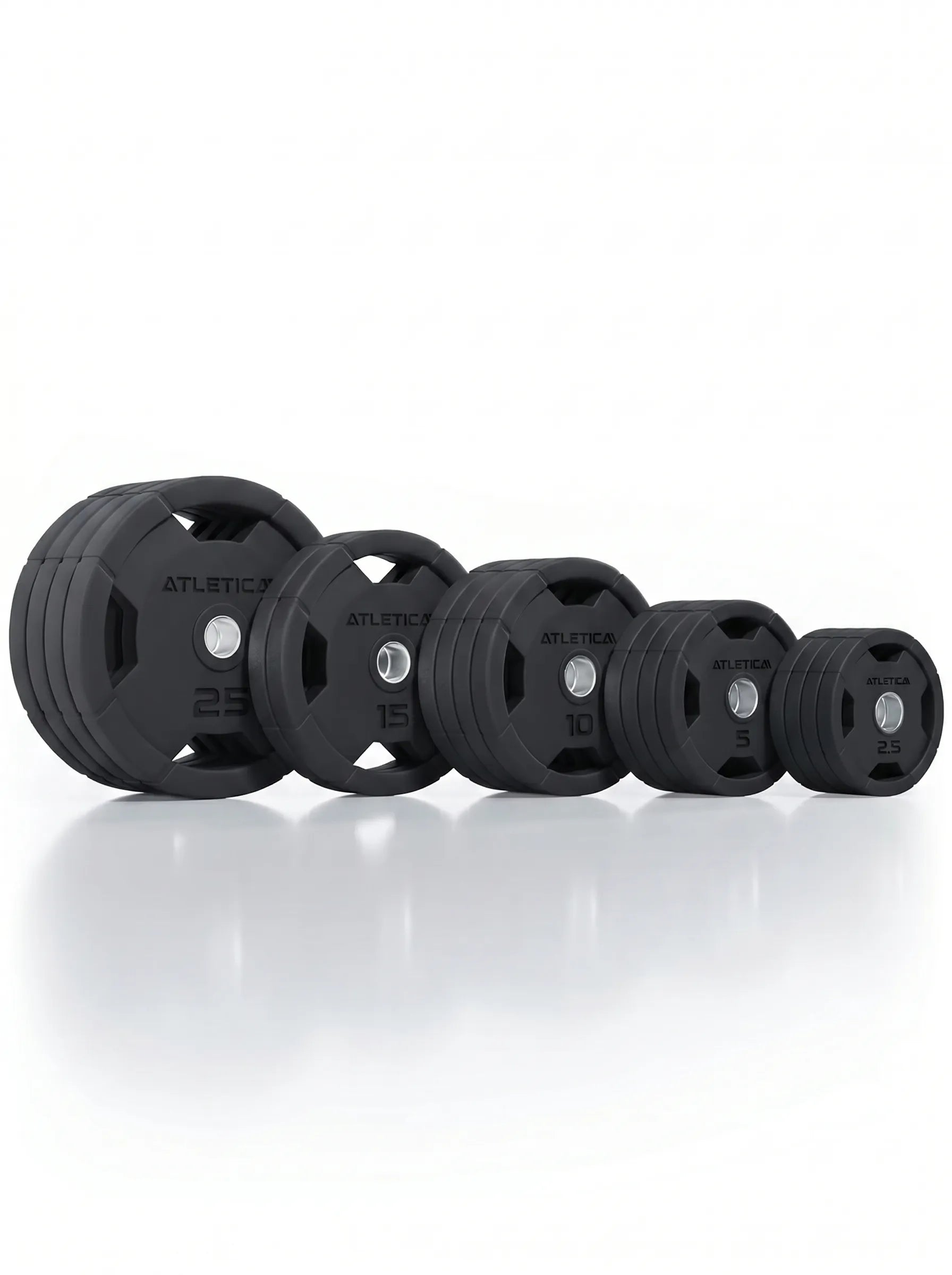 Talerze Gripper 4H | Zestaw 200 kg | Gumowe talerze obciążeniowe