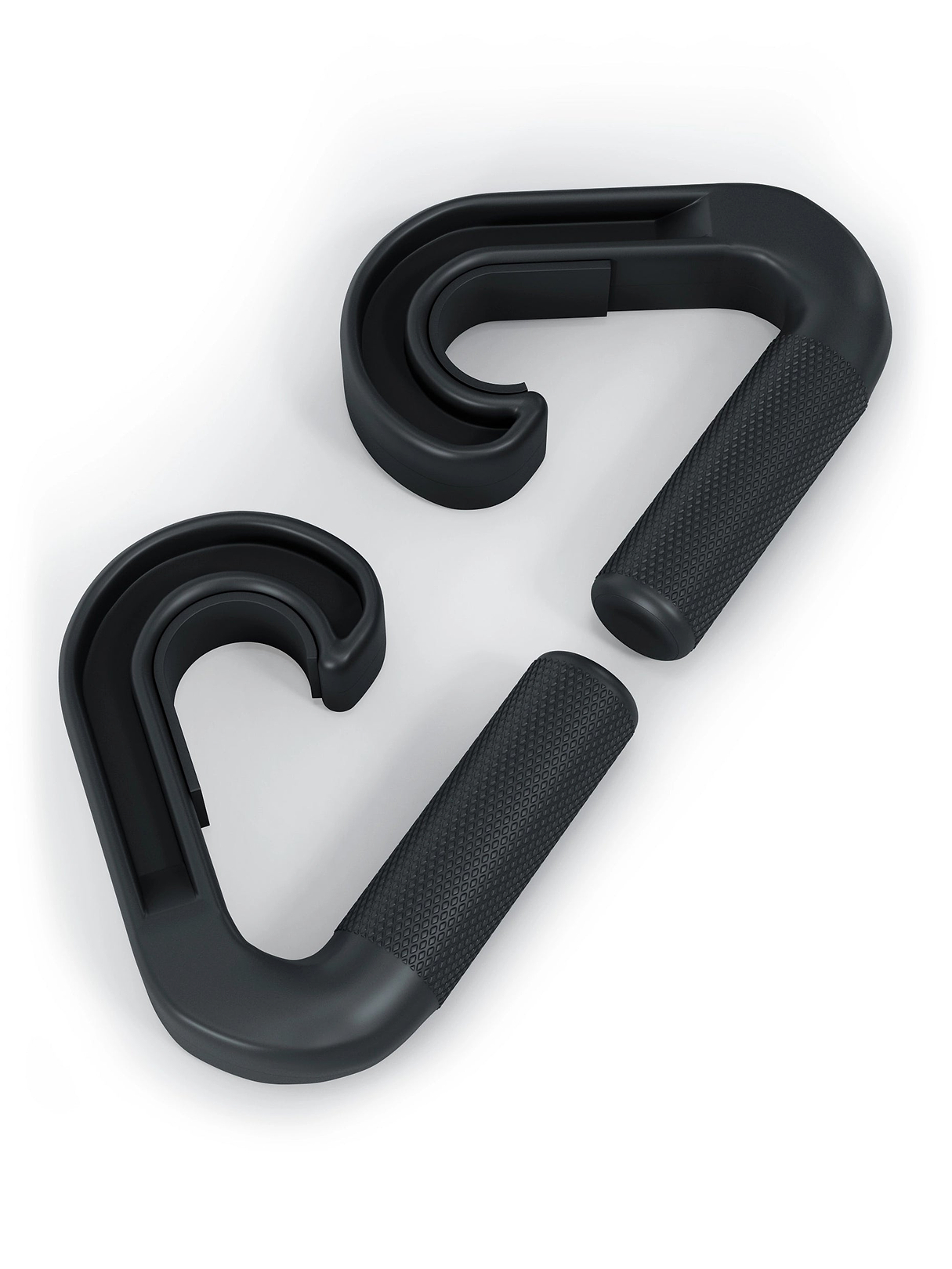 Ergonomische Neutralgriffe für Langhantel & Rack – ideal für Zugübungen wie Rudern & Klimmzüge. Rutschfest, robust & schnell montiert – ohne Werkzeug.