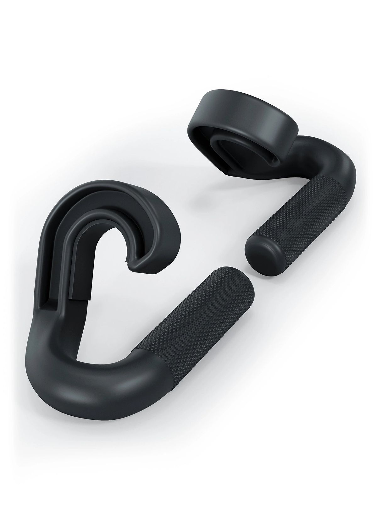 45° Zuggriffe aus Nylon-Fiberglas – rutschfest, extrem belastbar & ergonomisch. Perfekt für Zugübungen an Rack, Seilzug oder Langhantel.