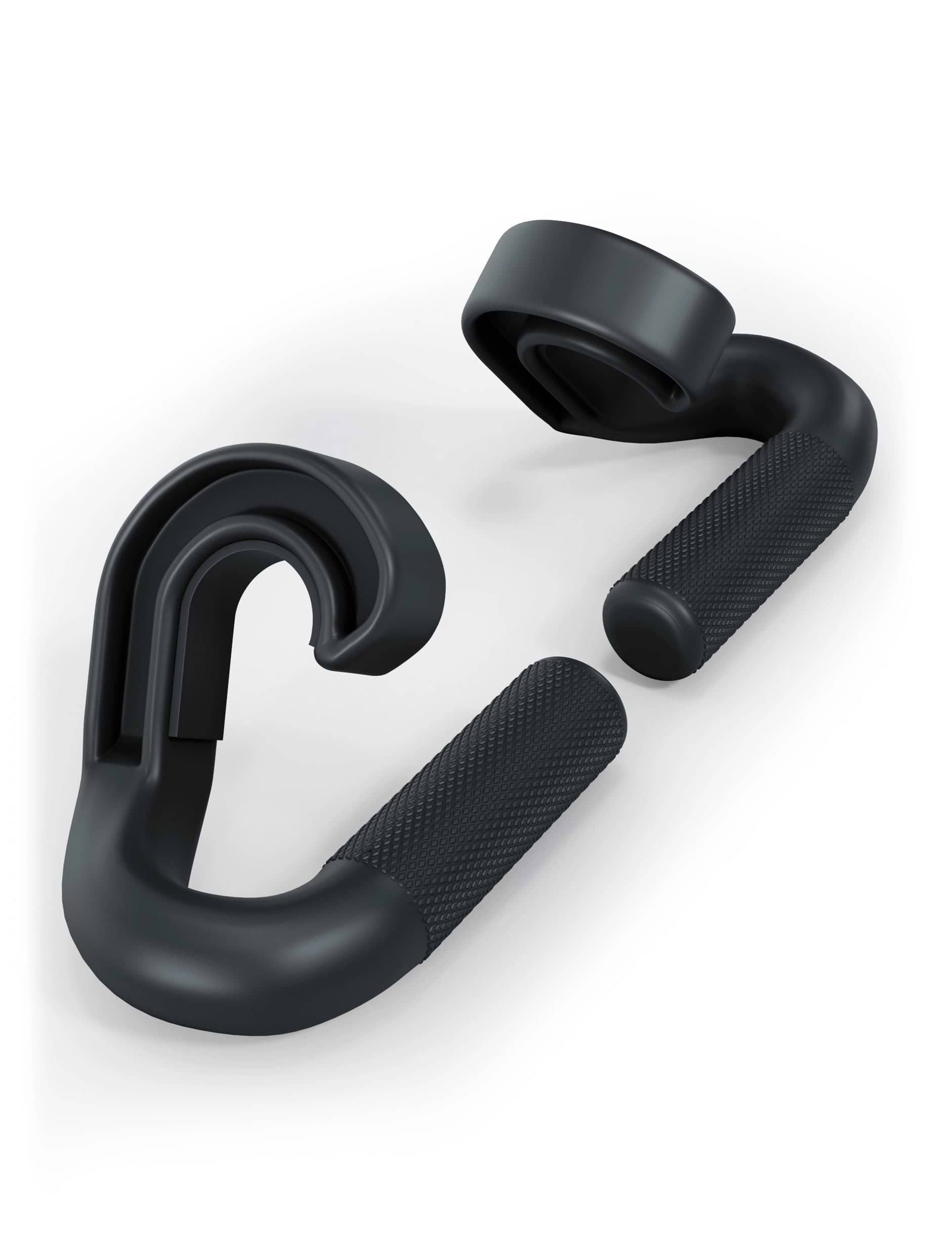 45° Zuggriffe aus Nylon-Fiberglas – rutschfest, extrem belastbar & ergonomisch. Perfekt für Zugübungen an Rack, Seilzug oder Langhantel.