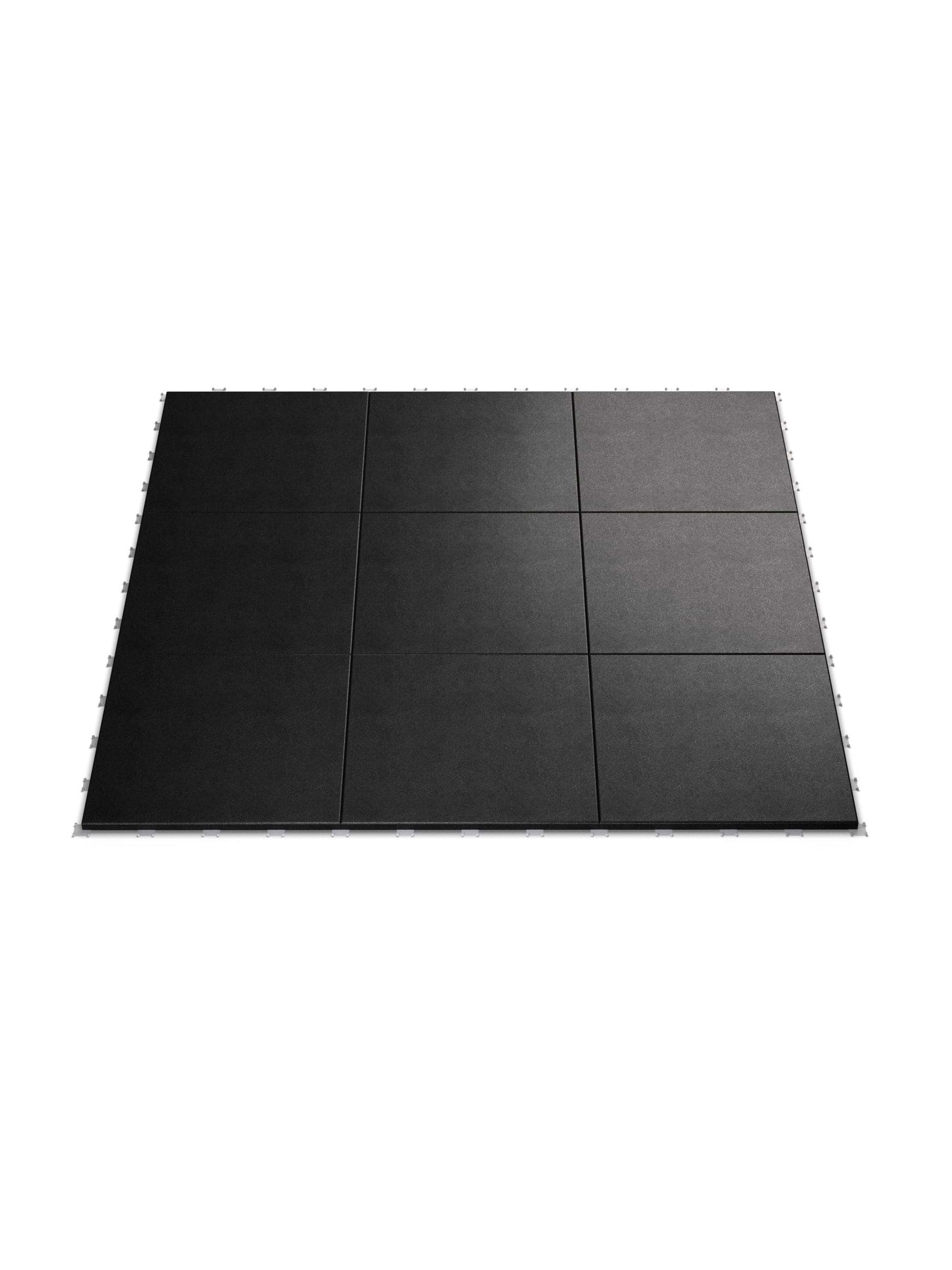 Bodenschutz | Outdoor Bodenschutz 40 mm 100x100cm, hochwertiges Kautschuk | Steckverbindungen | Feingranulat Oberfläche | Geruchsarm | TÜV