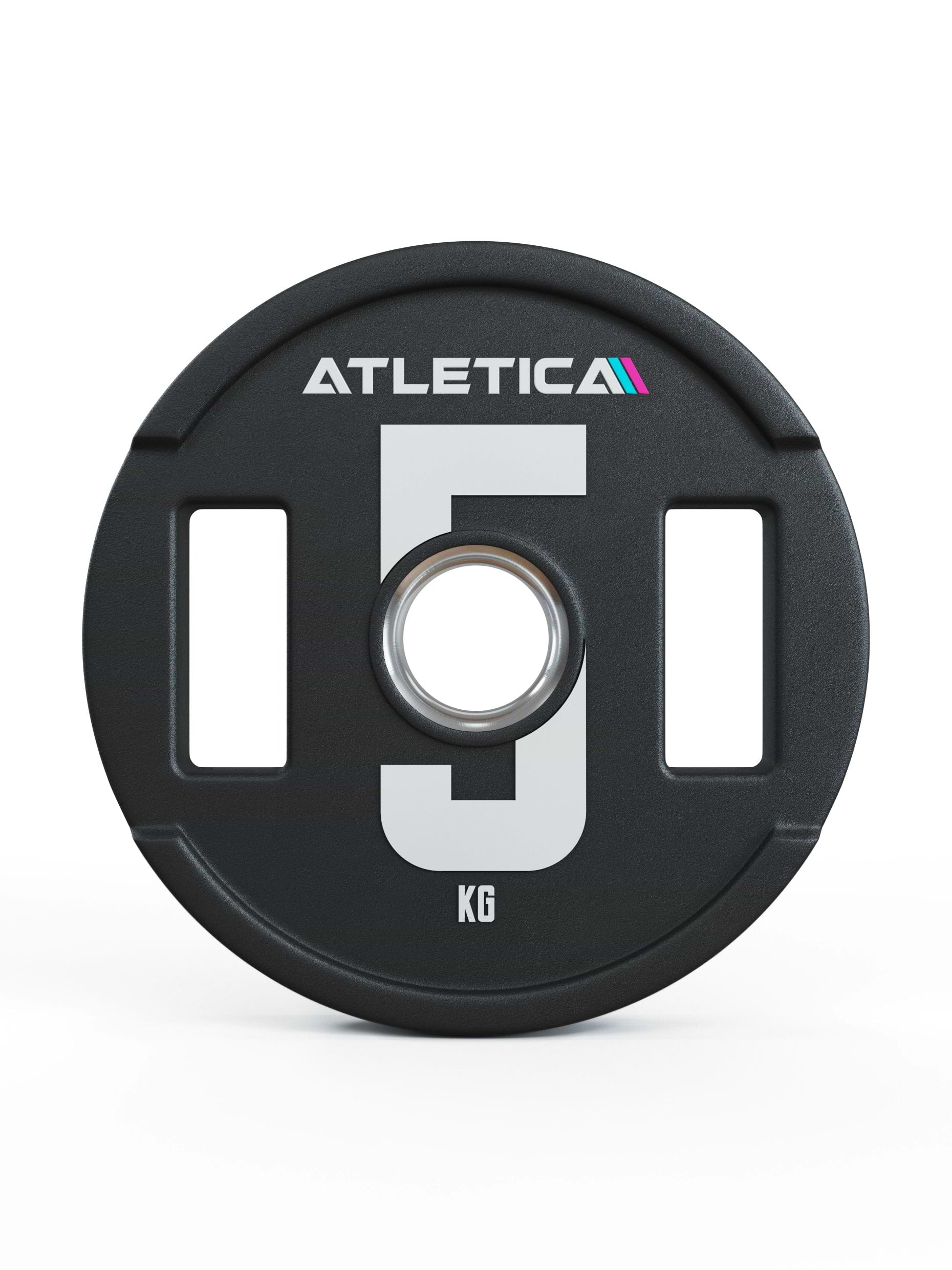 Gewichte: 2H Gripper Plates Pro | Paar | 50mm Cast Polyurethan-Ummantelung 〡 langlebig 〡 Gewichtstoleranz 1 % 〡 Edelstahlring | 2x2.5kg, 2x5kg, 2x10kg, 2x15kg, 2x20kg, 2x25kg

