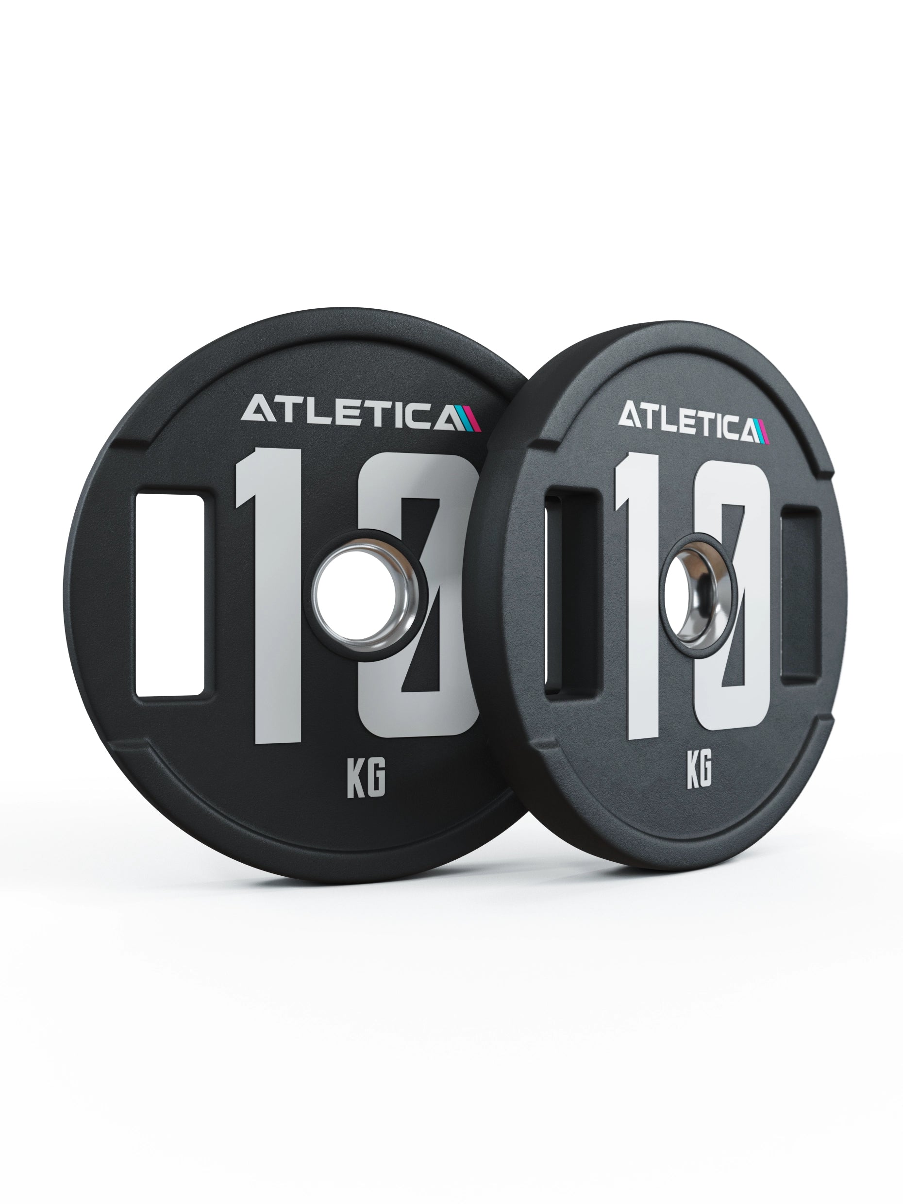 Gewichte: 2H Gripper Plates Pro | Paar | 50mm Cast Polyurethan-Ummantelung 〡 langlebig 〡 Gewichtstoleranz 1 % 〡 Edelstahlring | 2x2.5kg, 2x5kg, 2x10kg, 2x15kg, 2x20kg, 2x25kg