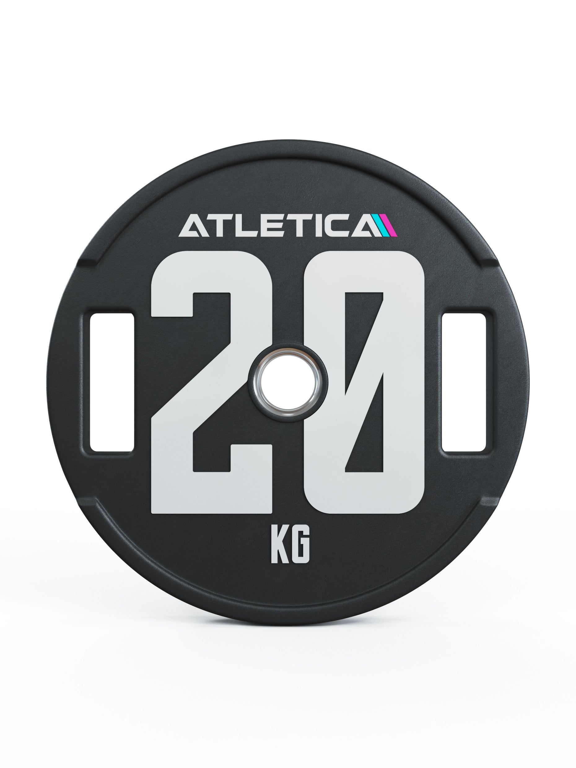 Gewichte: 2H Gripper Plates Pro | Paar | 50mm Cast Polyurethan-Ummantelung 〡 langlebig 〡 Gewichtstoleranz 1 % 〡 Edelstahlring | 2x2.5kg, 2x5kg, 2x10kg, 2x15kg, 2x20kg, 2x25kg