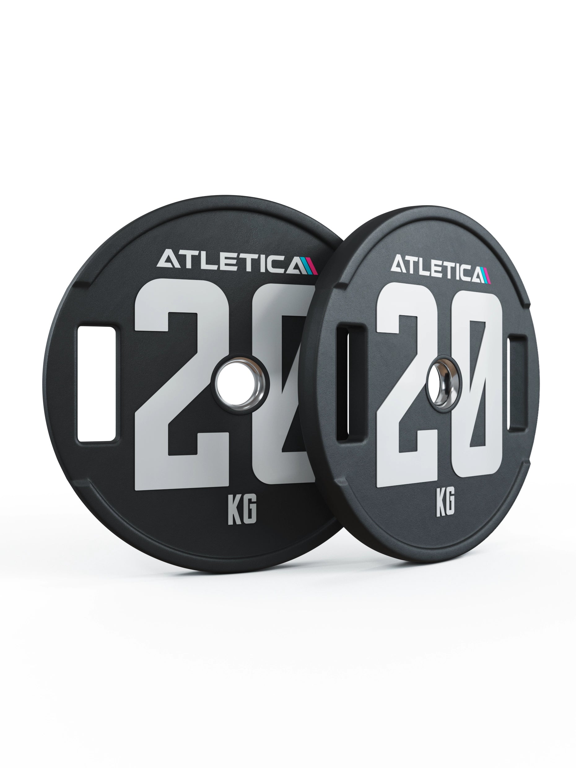 Gewichte: 2H Gripper Plates Pro | Paar | 50mm Cast Polyurethan-Ummantelung 〡 langlebig 〡 Gewichtstoleranz 1 % 〡 Edelstahlring | 2x2.5kg, 2x5kg, 2x10kg, 2x15kg, 2x20kg, 2x25kg

#size_2x20kg