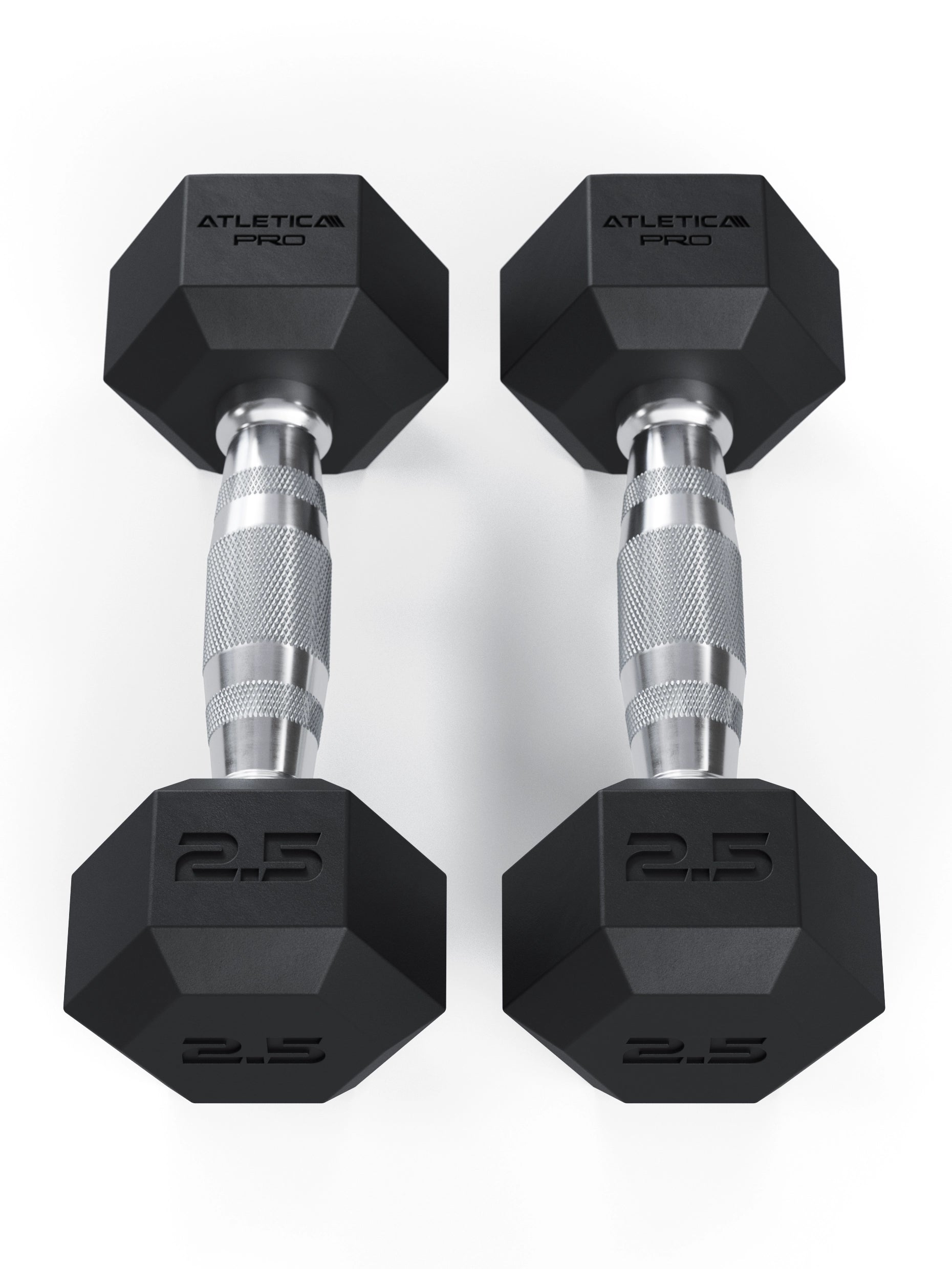 Hexagon Kurzhanteln PRO von Atletica: 2.5kg Paar