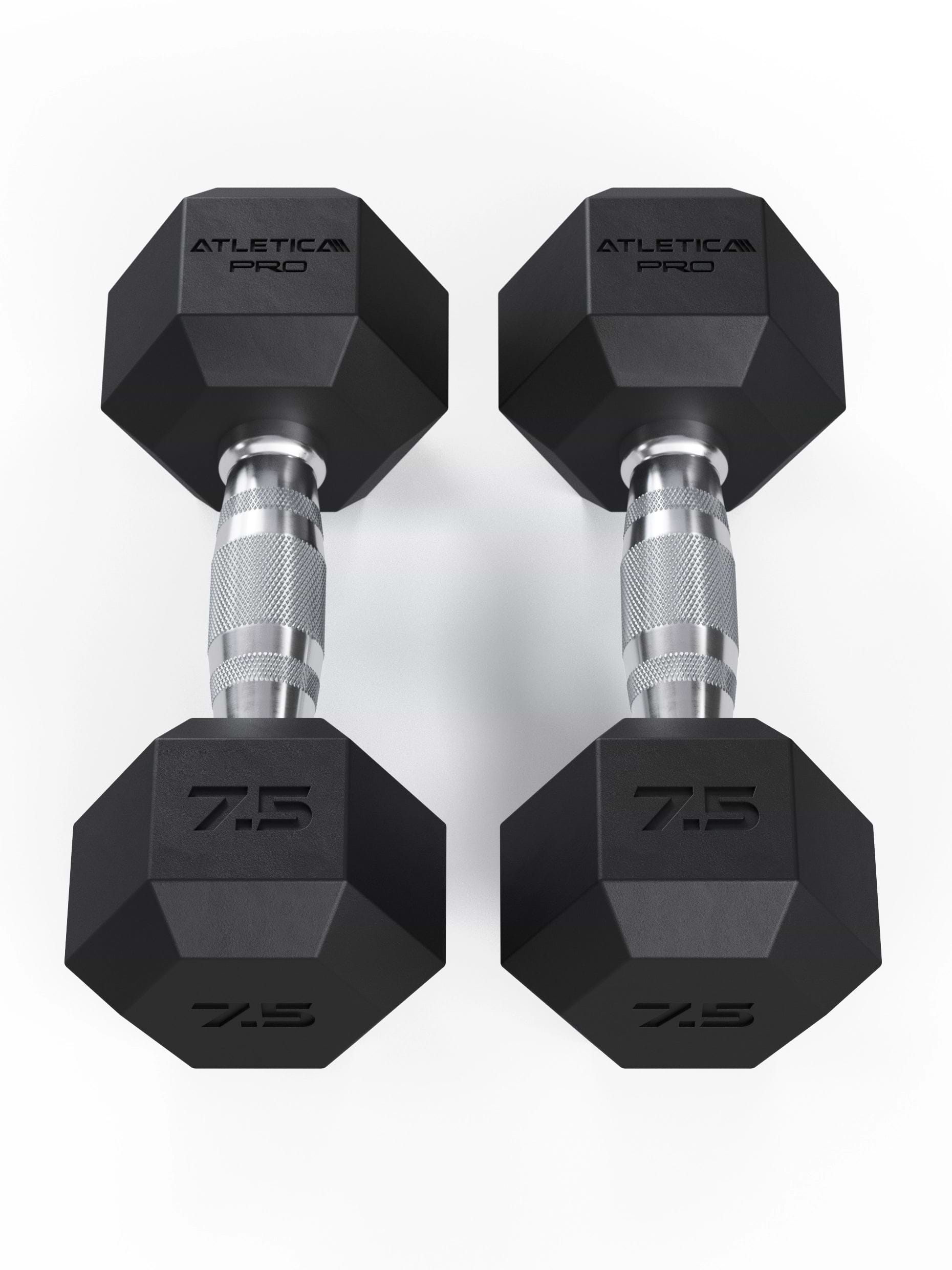 Atletica Hexagon Kurzhanteln PRO 7.5kg Paar, mit CPU-Beschichtung