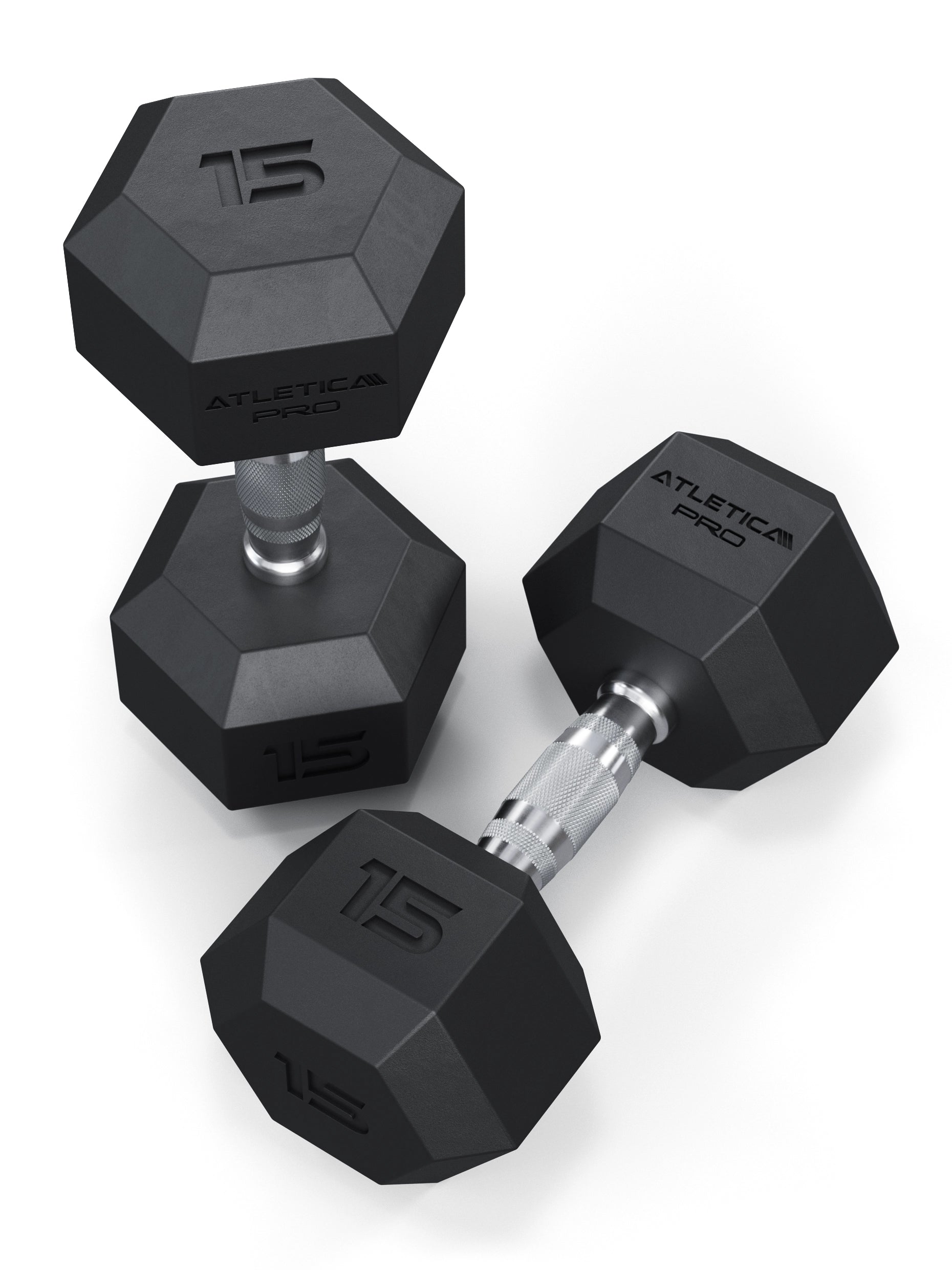 Atletica Hexagon Kurzhanteln PRO 15kg, Paar 