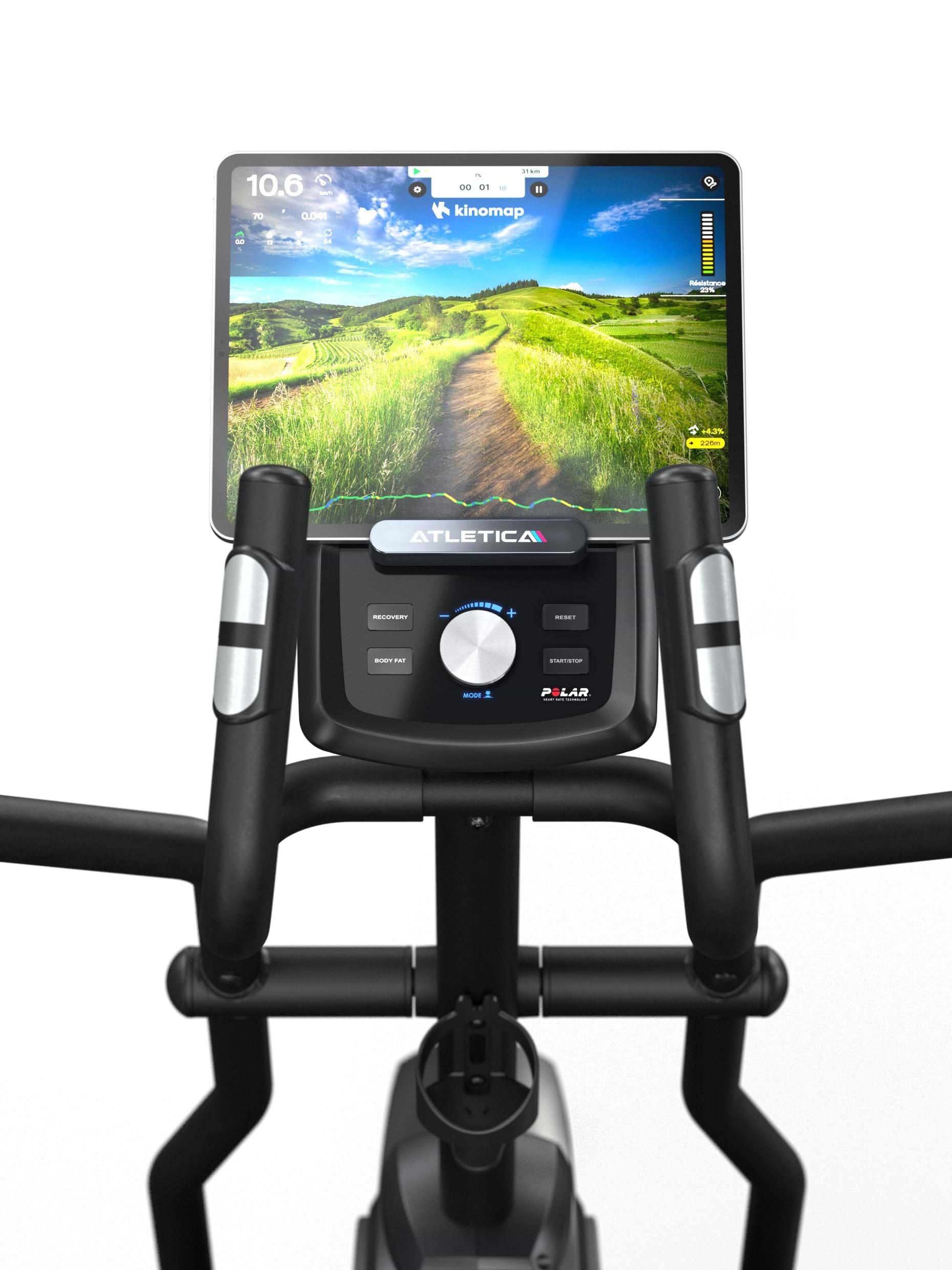 Summit Crosstrainer von Atletica: Kinomap Kompabilität LCD Display