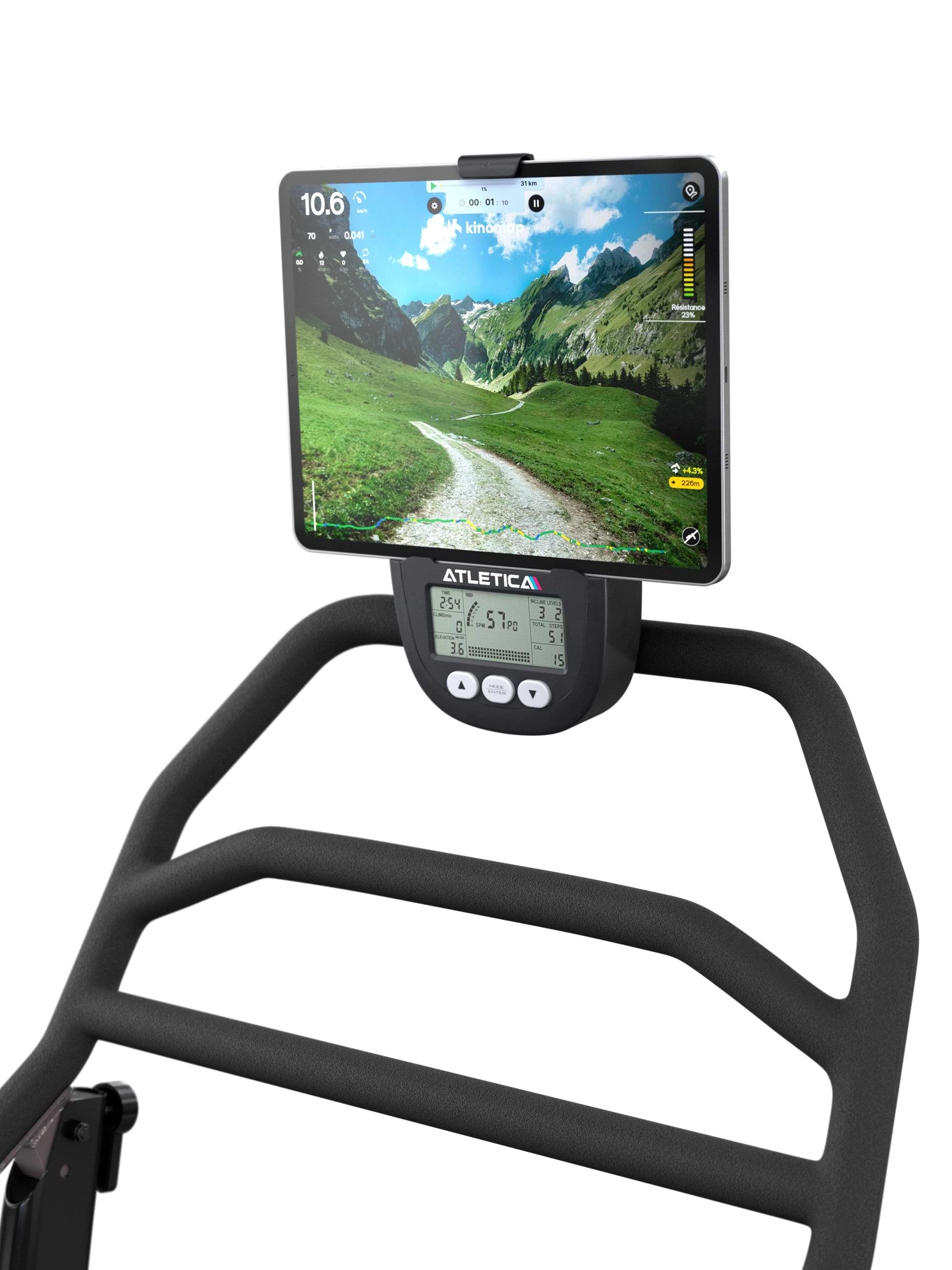 Treppensteigen im Homegym auf dem Stair klappbaren Stairclimber: Tablett