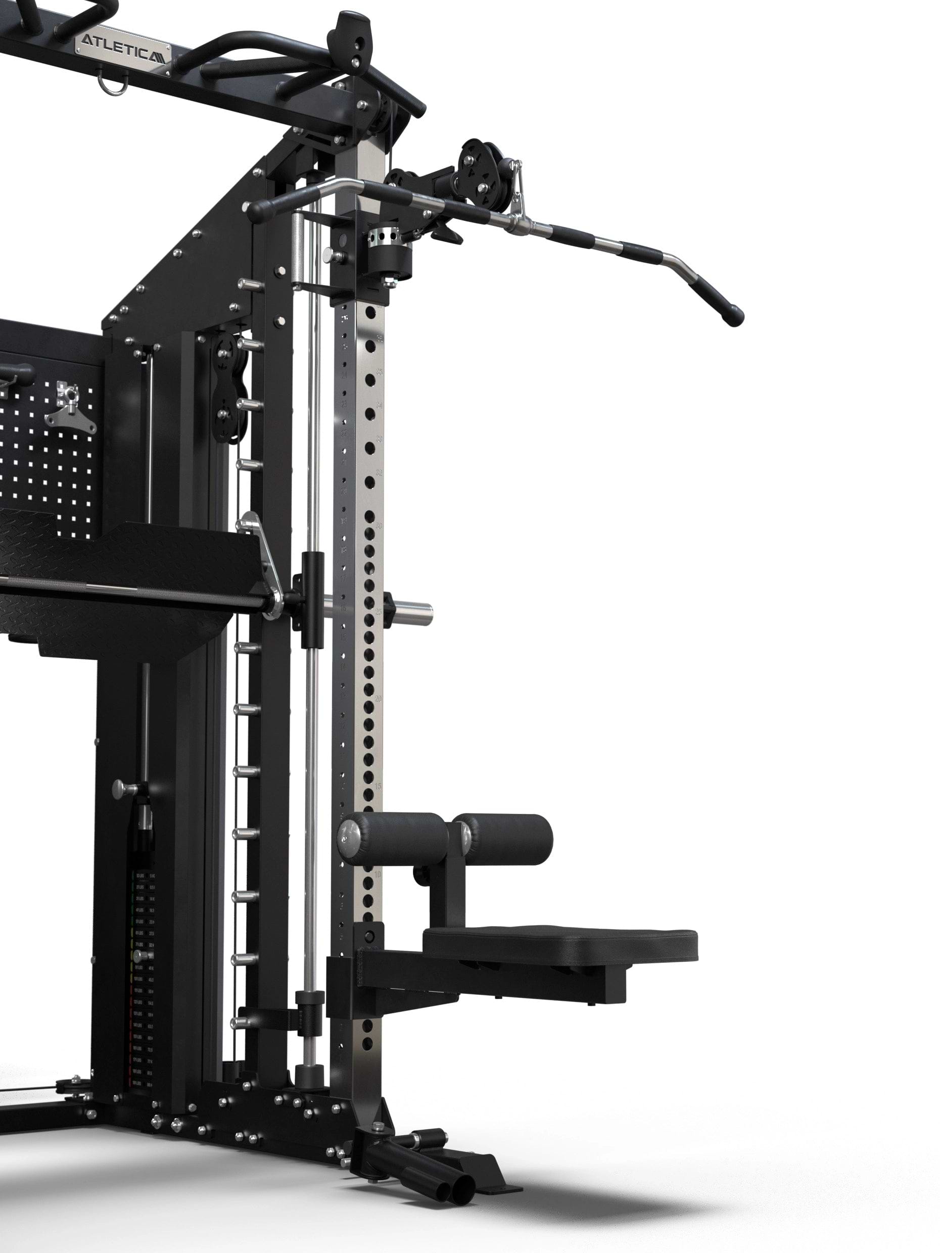 Defender Multipresse mit Latzug-Sitz für Lat Pulldowns
