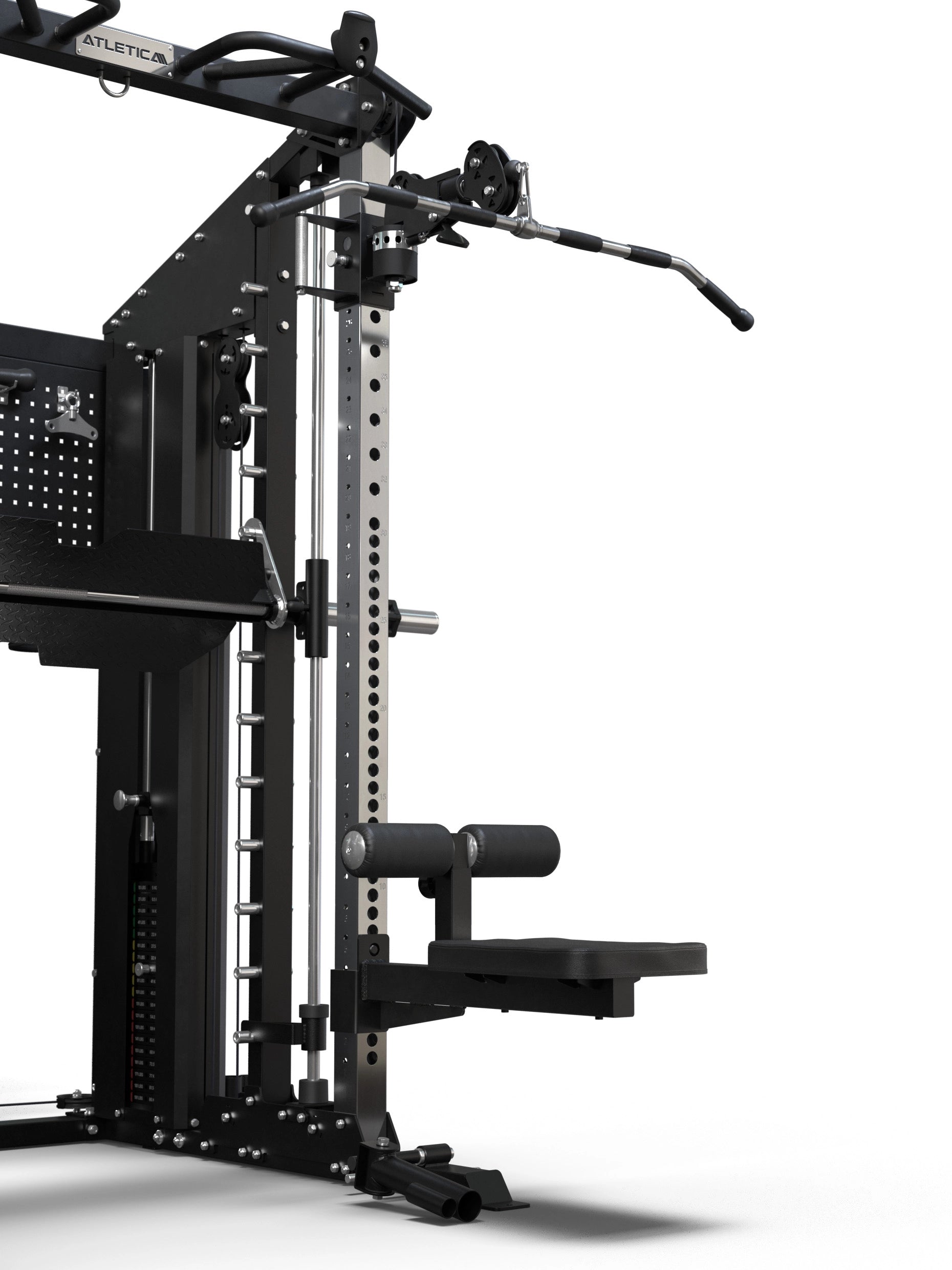 Defender Multipresse mit Latzug-Sitz für Lat Pulldowns