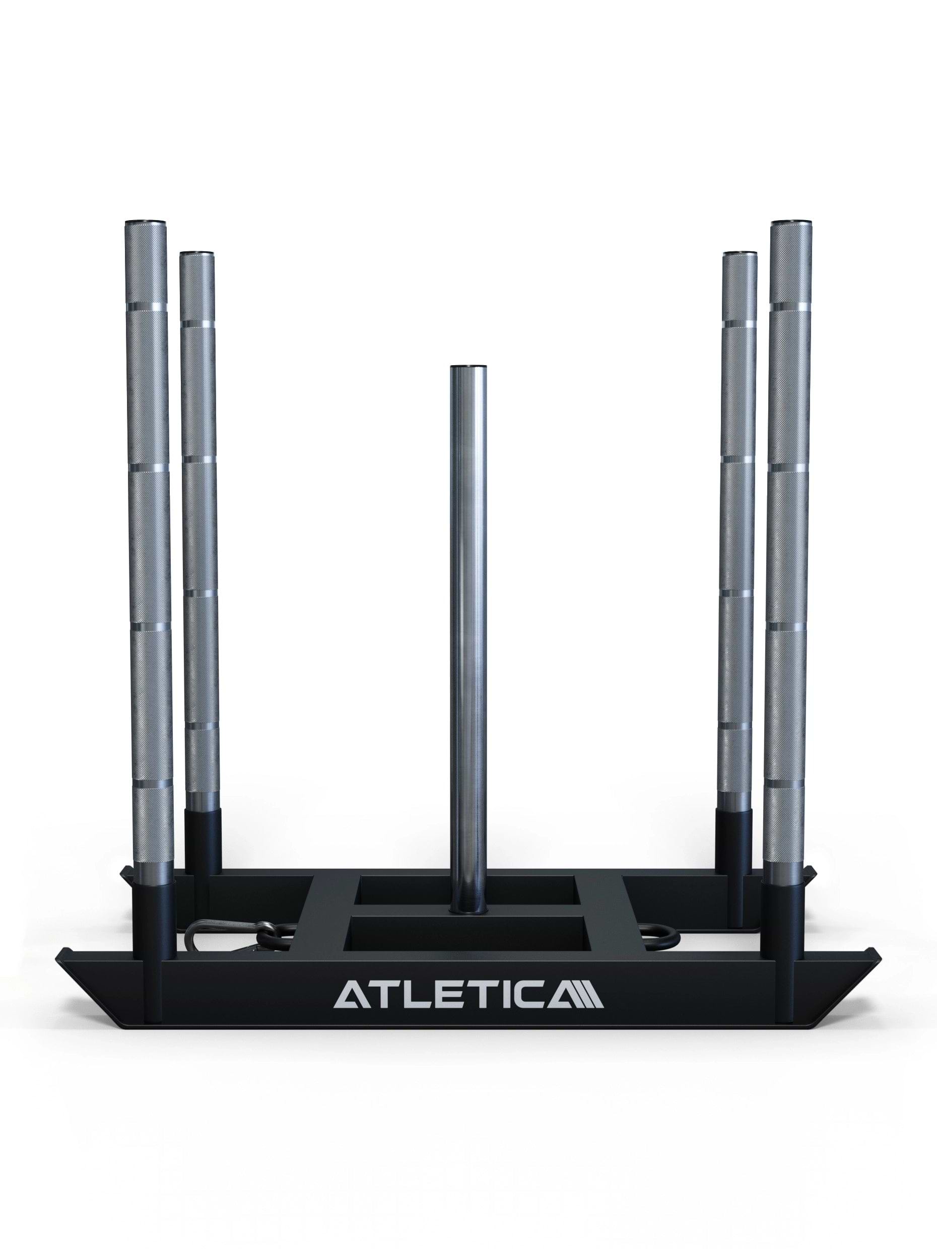 Schlitten mit zentrierter Scheibenaufnahme | Verletzungsprävention und HRX Training | 38kg I Seite