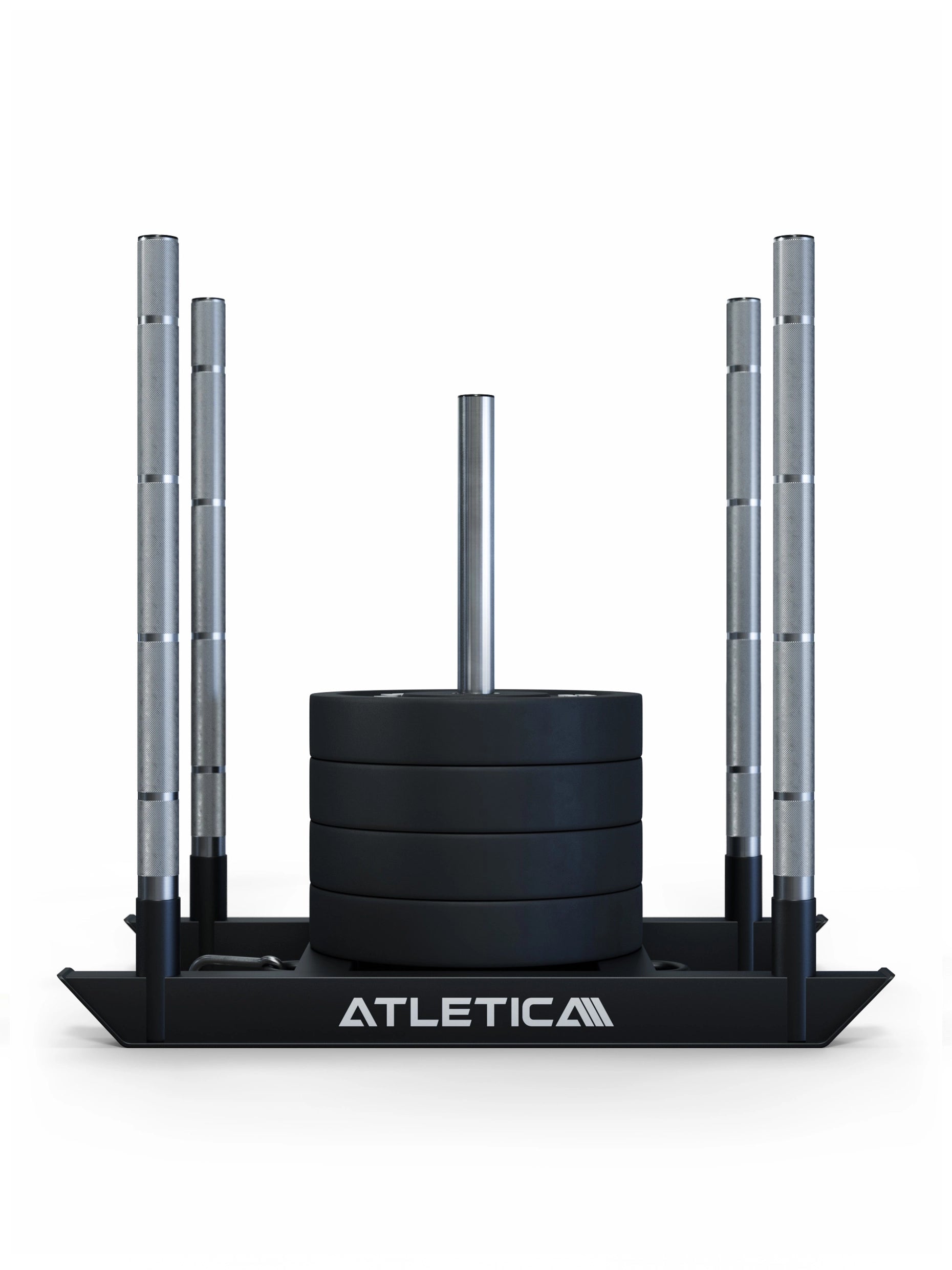 Schlitten mit zentrierter Scheibenaufnahme |  Verletzungsprävention und HRX Training | 38kg I Seite Gewichte