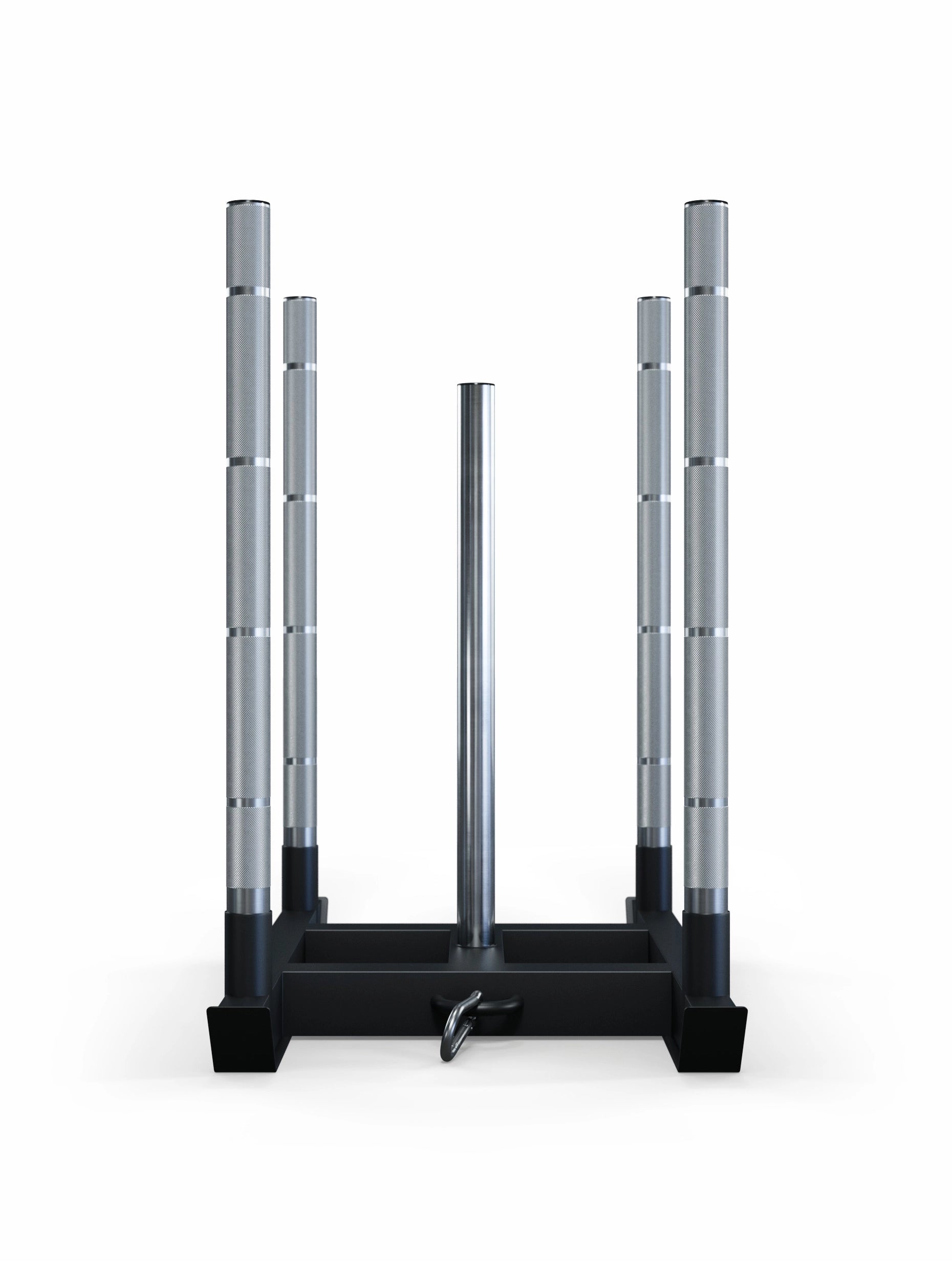 Schlitten mit zentrierter Scheibenaufnahme |  Verletzungsprävention und HRX Training | 38kg I Front Schmale Seite