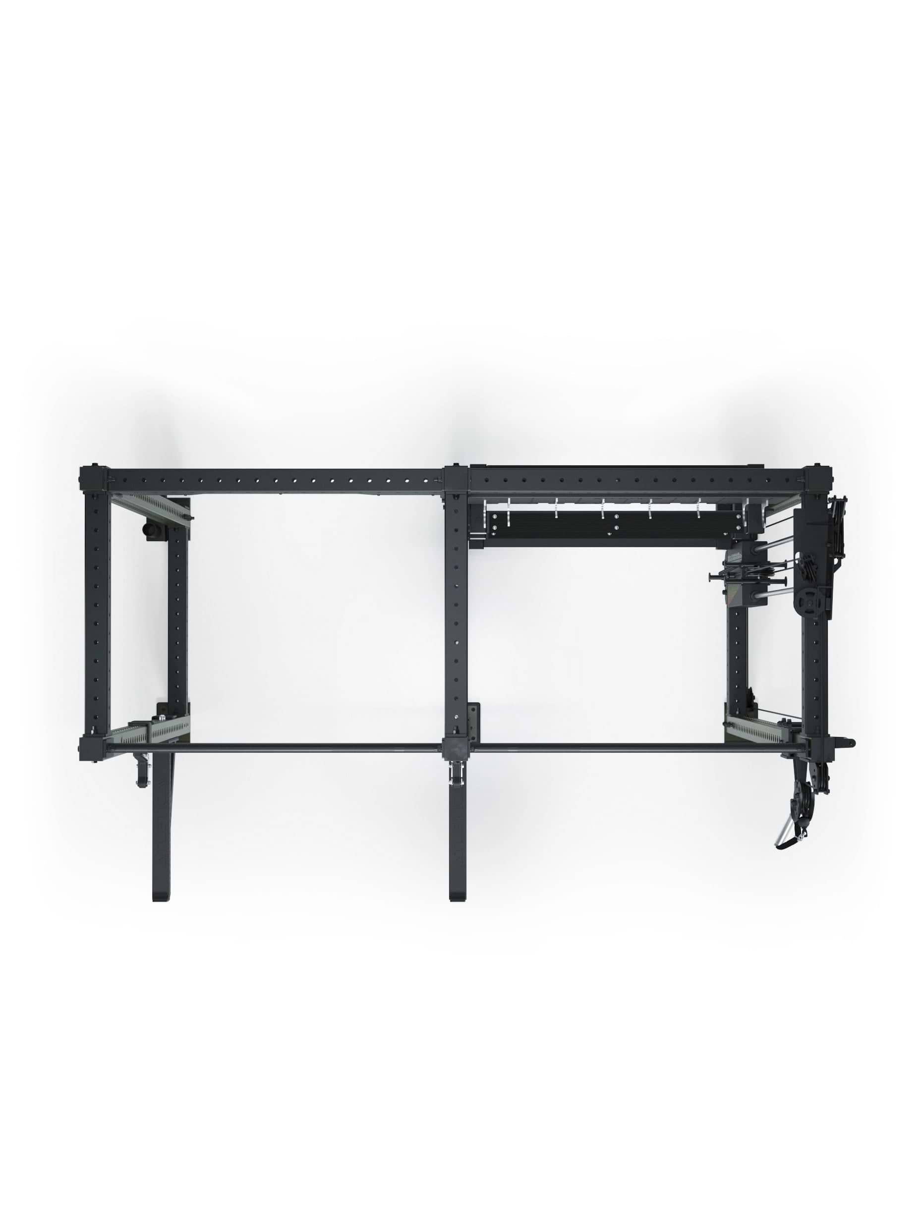 R8 Falcon R – kompaktes Power Rack mit Kabelzug, 90-kg-Gewichtsblock (2,5-kg-Sprünge) & komplettem Storage-System – ideal für Studios & PT.