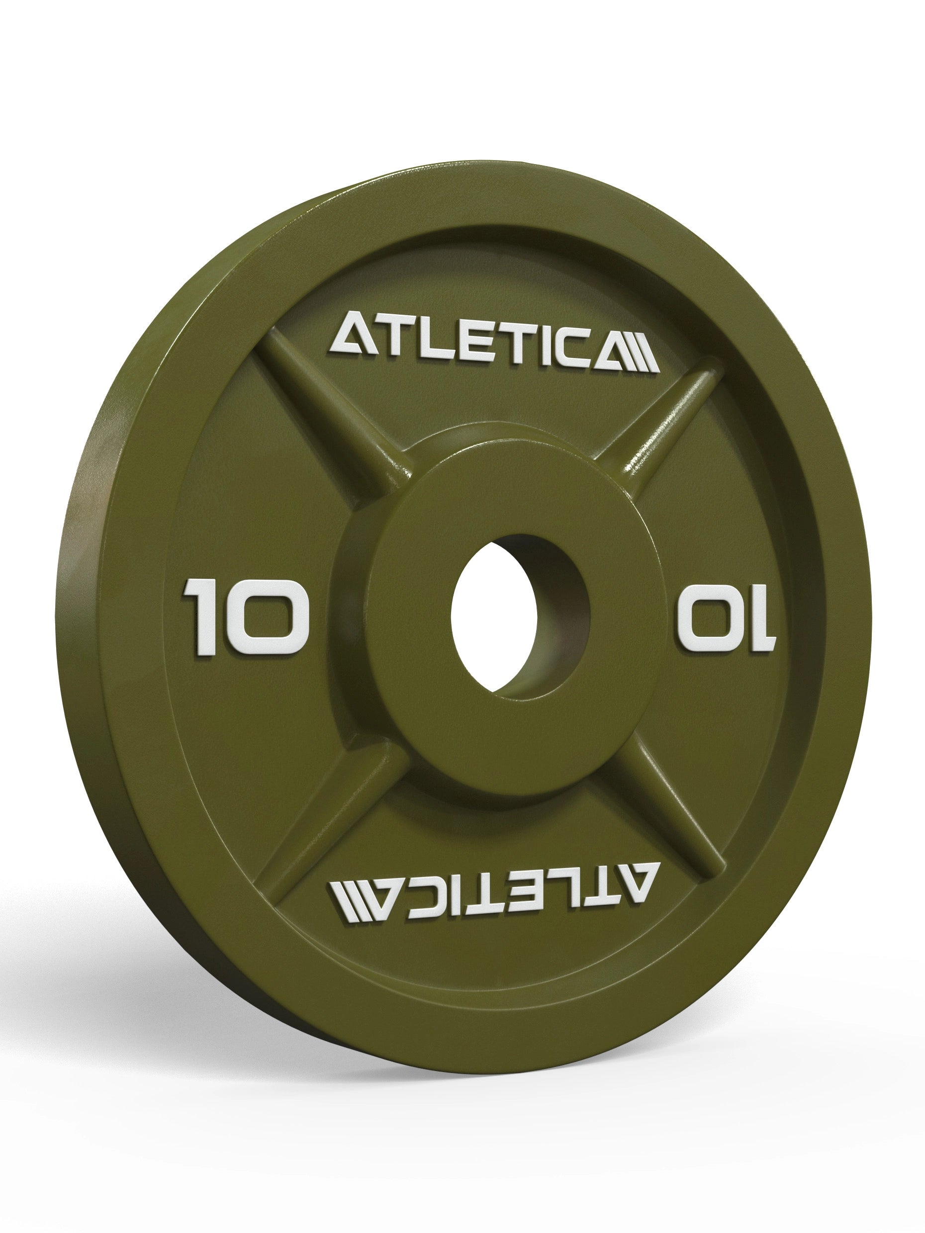 Atletica Color Iron Plates 10kg in Military grün