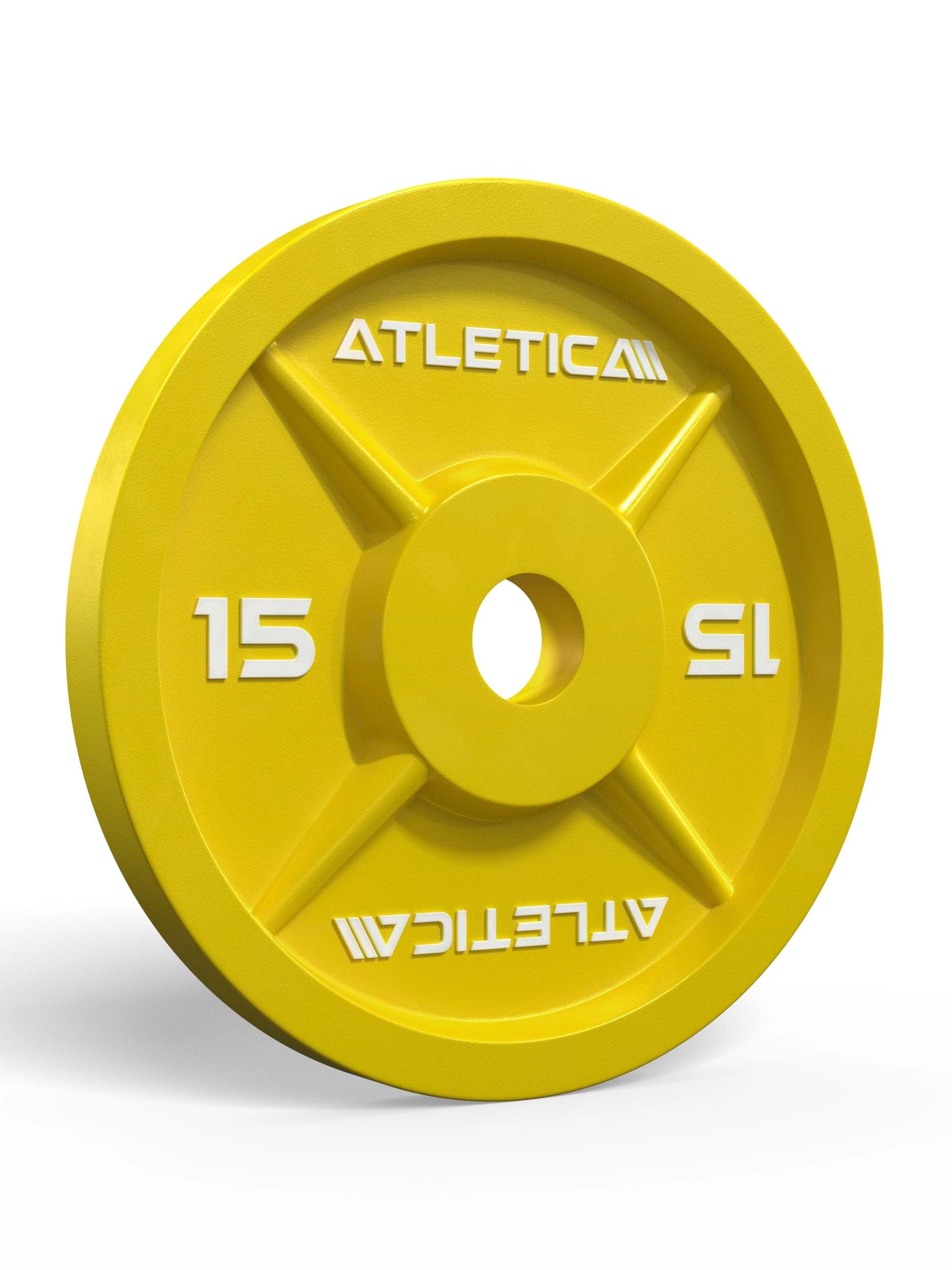 Atletica Color Iron Plates 15kg in gelb