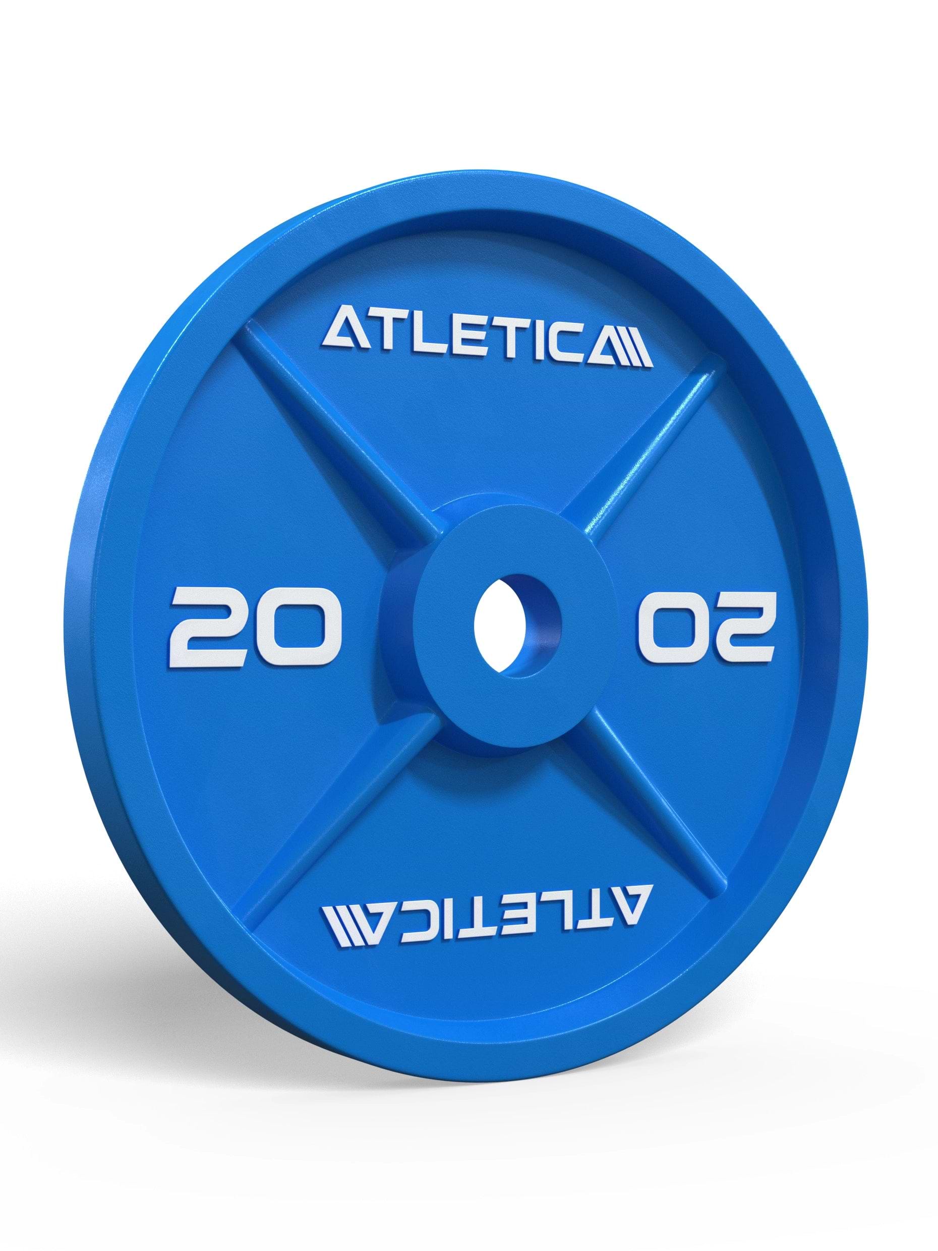 Atletica Color Iron Plates 20kg in blau