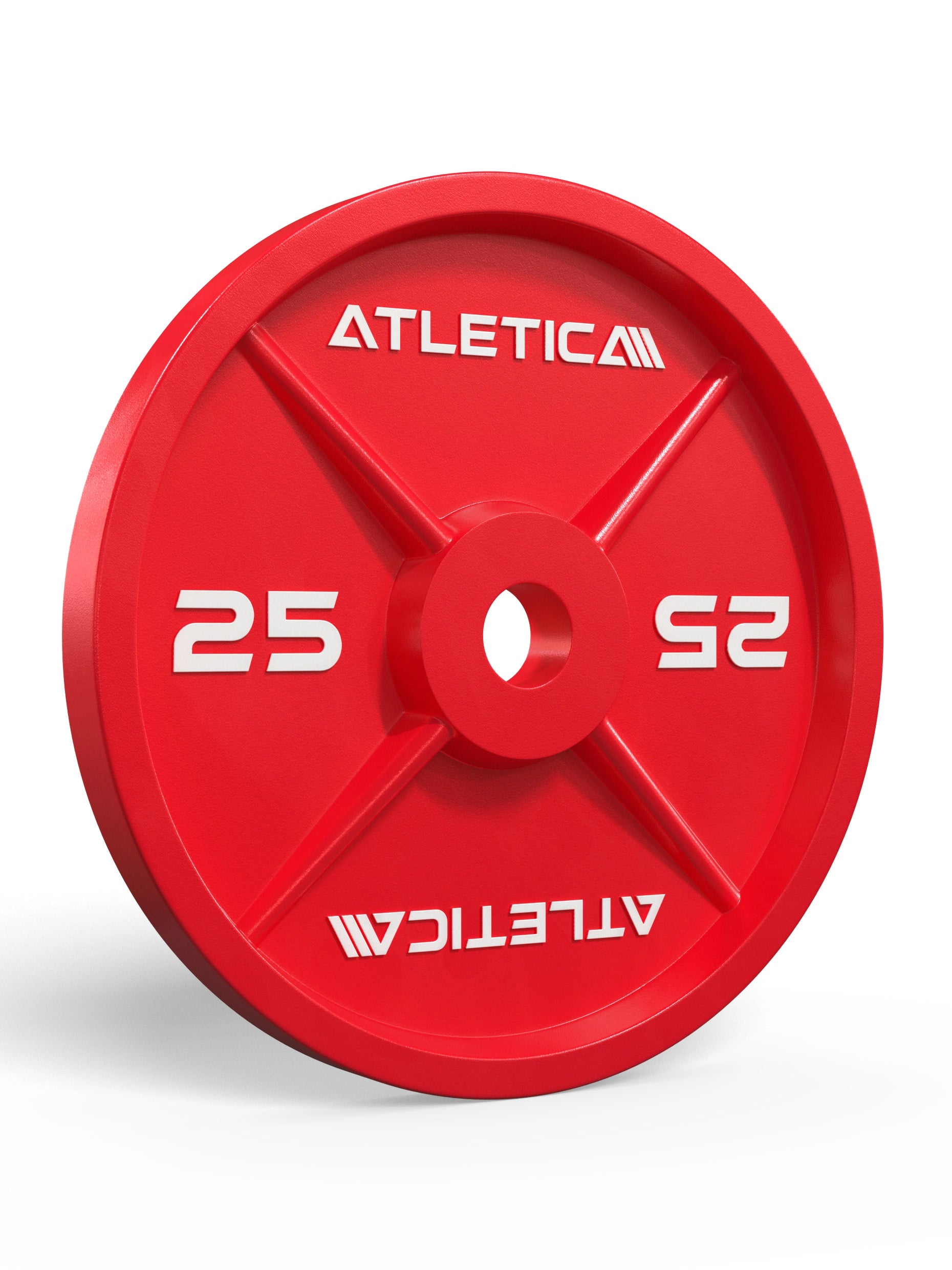 Atletica Color Iron Plates 25kg in rot