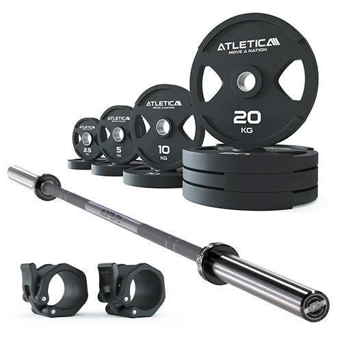 Set-Inhalt: Delta Battleship Grey I 115 kg 2H Gripper Plates I Pro Verschlüsse