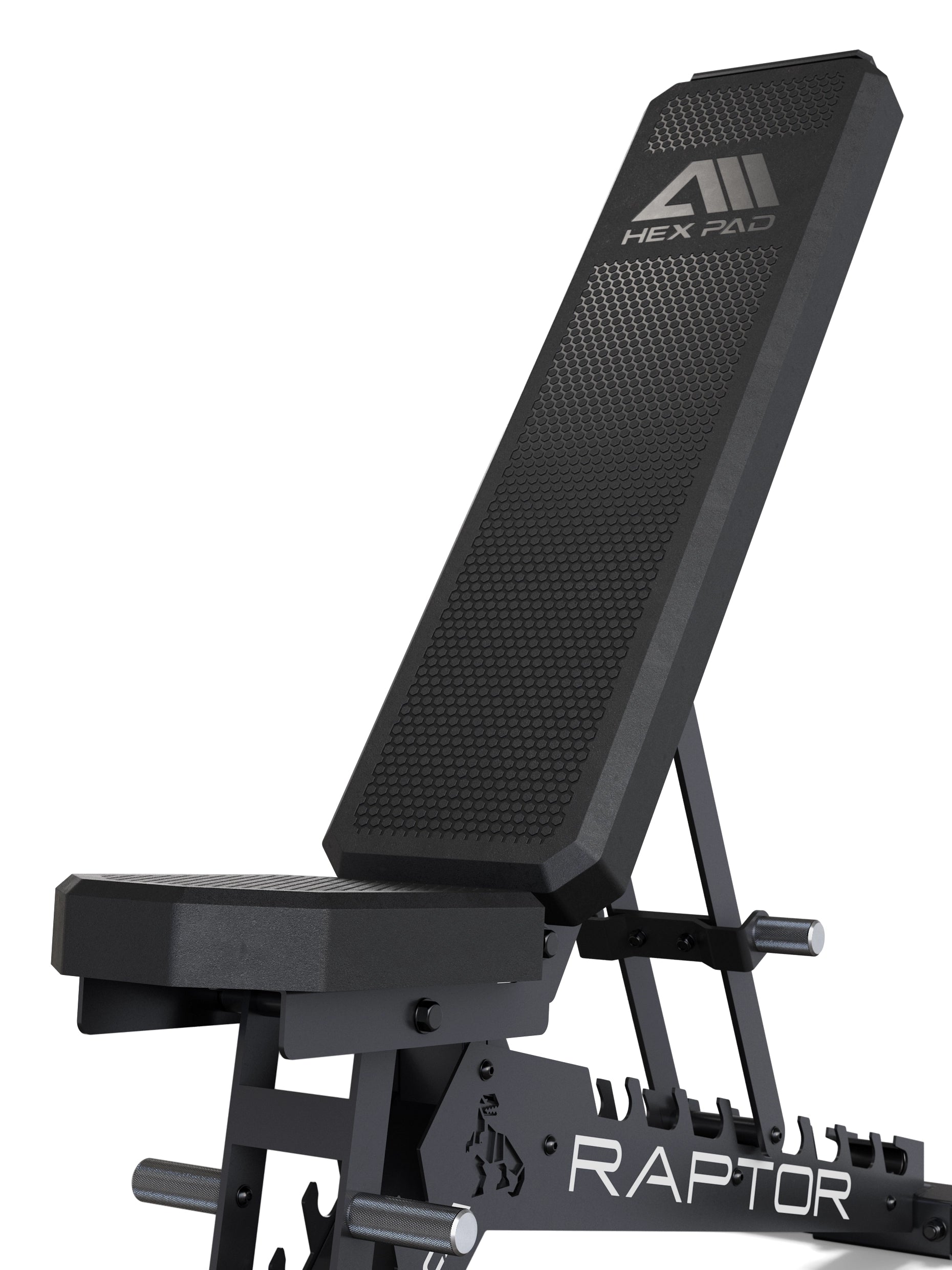 Raptor Hantelbank von Atletica mit Hex Pad