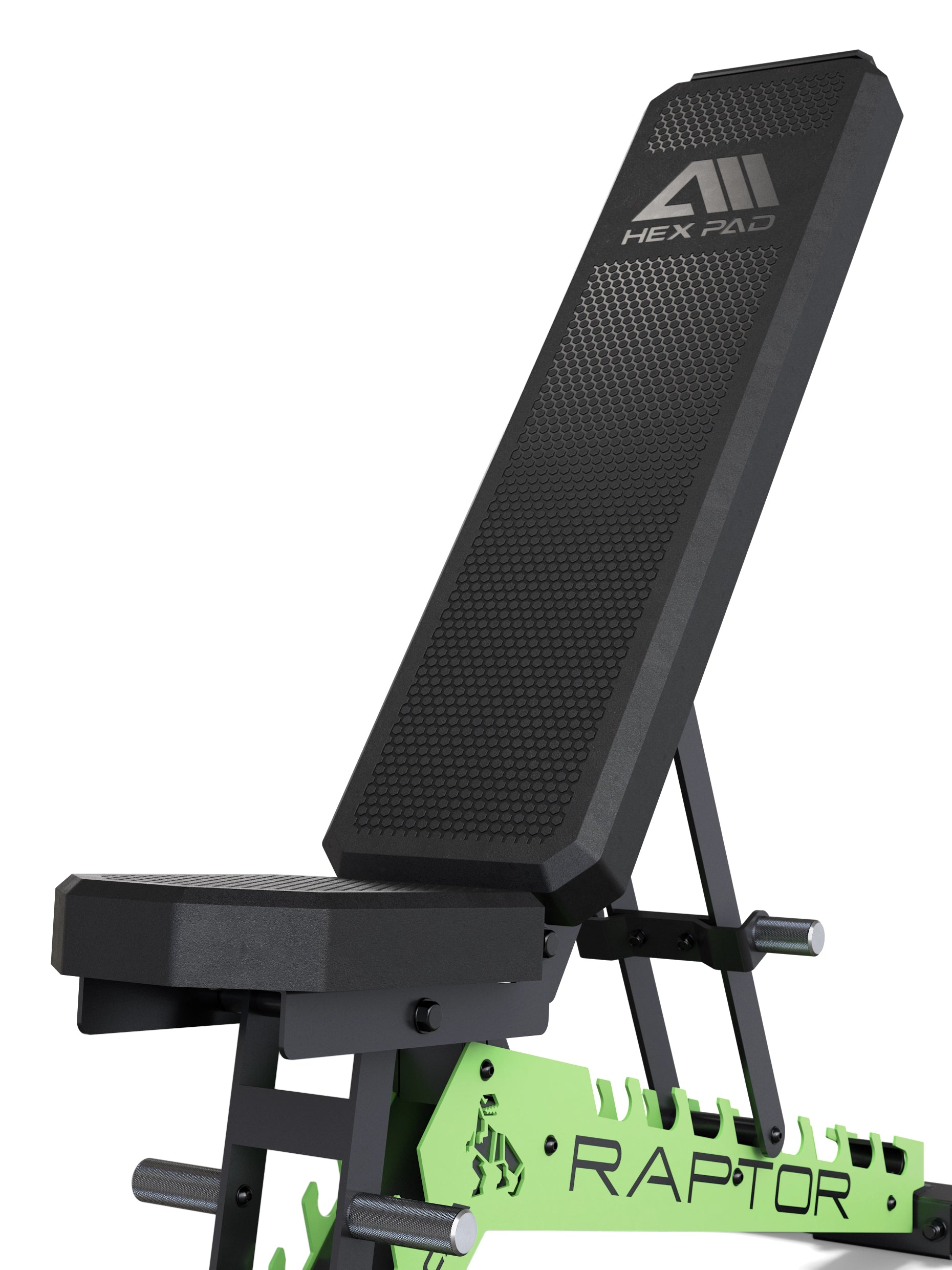 Raptor Schrägbank mit Hex Pad in Electric Green