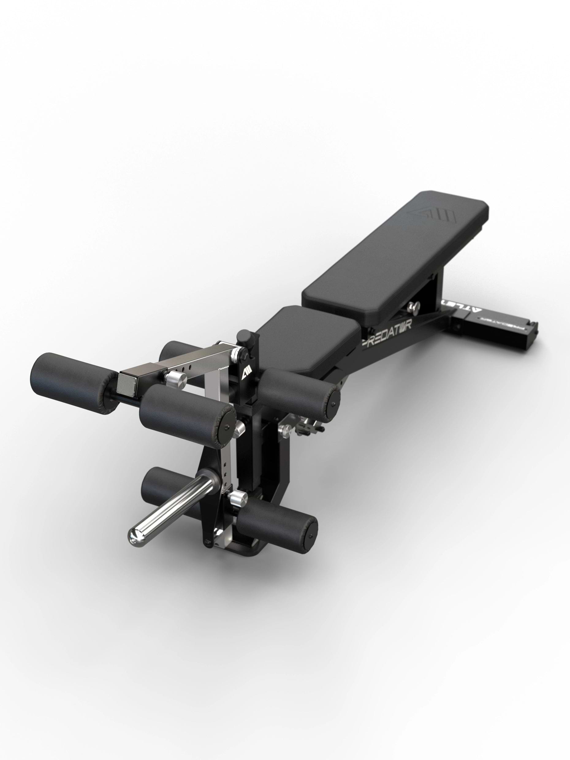 Atletica Predator modulare Hantelbank - Attachment-ready Konstruktion mit gerändeltem Frontpin