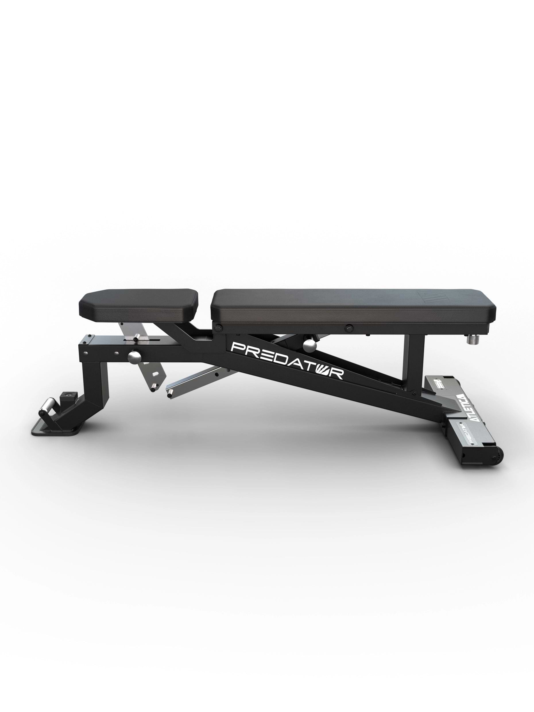Atletica Predator modulare Hantelbank - Polsterbreite 25 cm, Rückenpolster 89,5 cm für optimale Auflagefläche