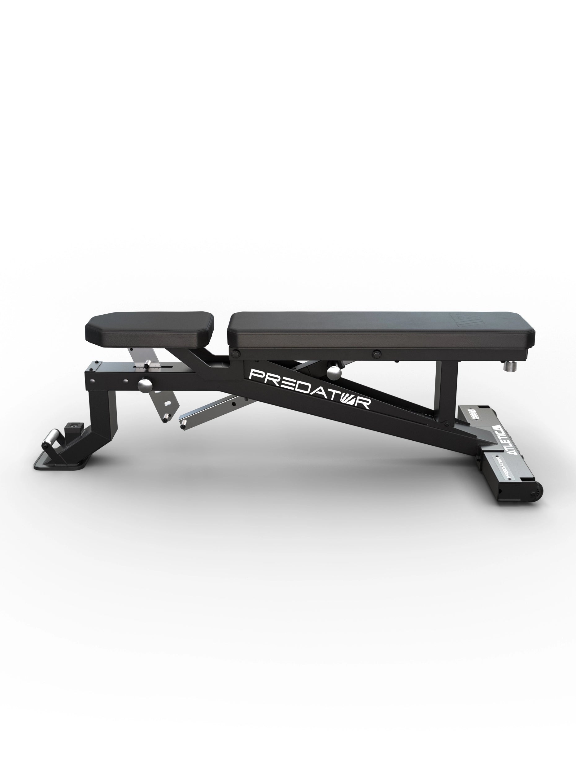Atletica Predator modulare Hantelbank - Polsterbreite 25 cm, Rückenpolster 89,5 cm für optimale Auflagefläche