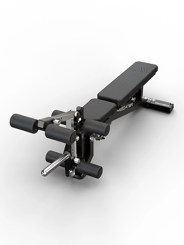 Predator weight bench with EVO Leg Option – leg extension and leg curl