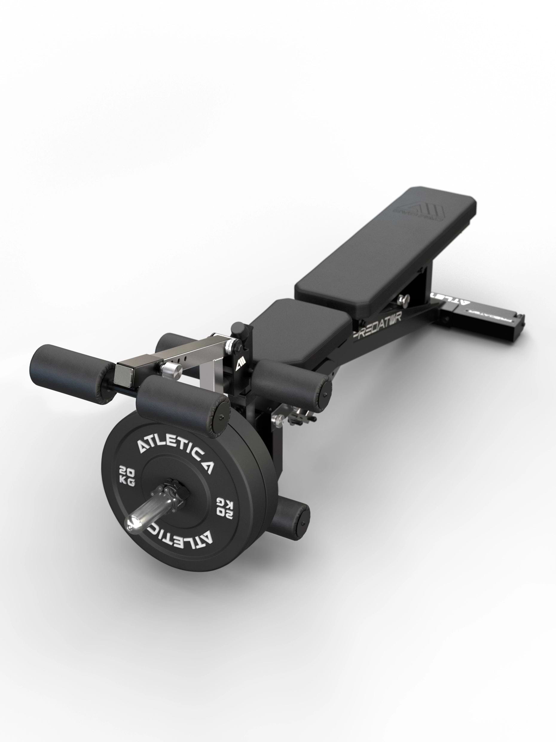 Atletica Predator EVO PU modulare Hantelbank - EVO Leg Option für Beinbeuger- und Beinstreckertraining