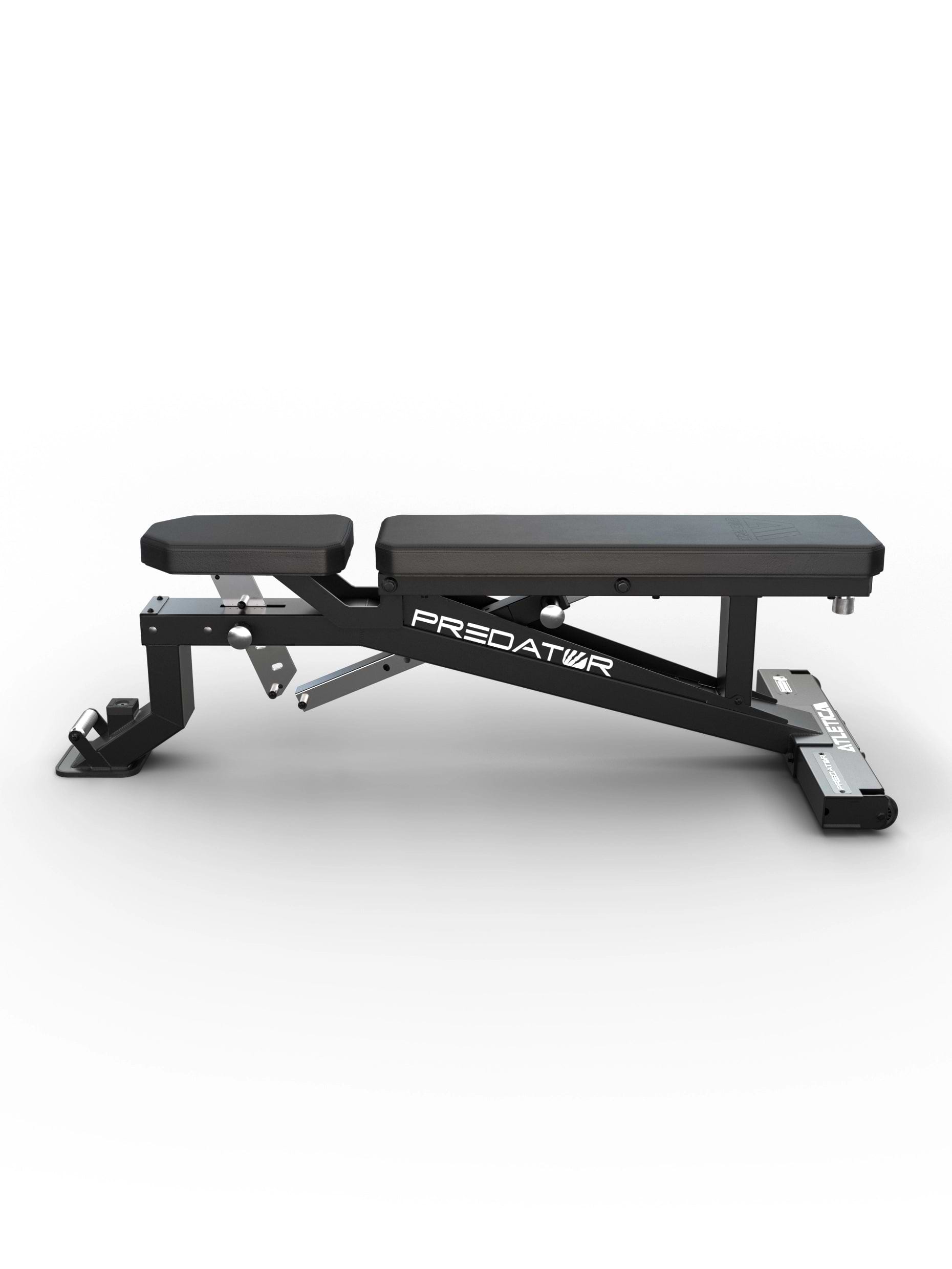 Atletica Predator EVO modulare Hantelbank - Polsterbreite 25 cm, Rückenpolster 89,5 cm für optimale Auflagefläche
